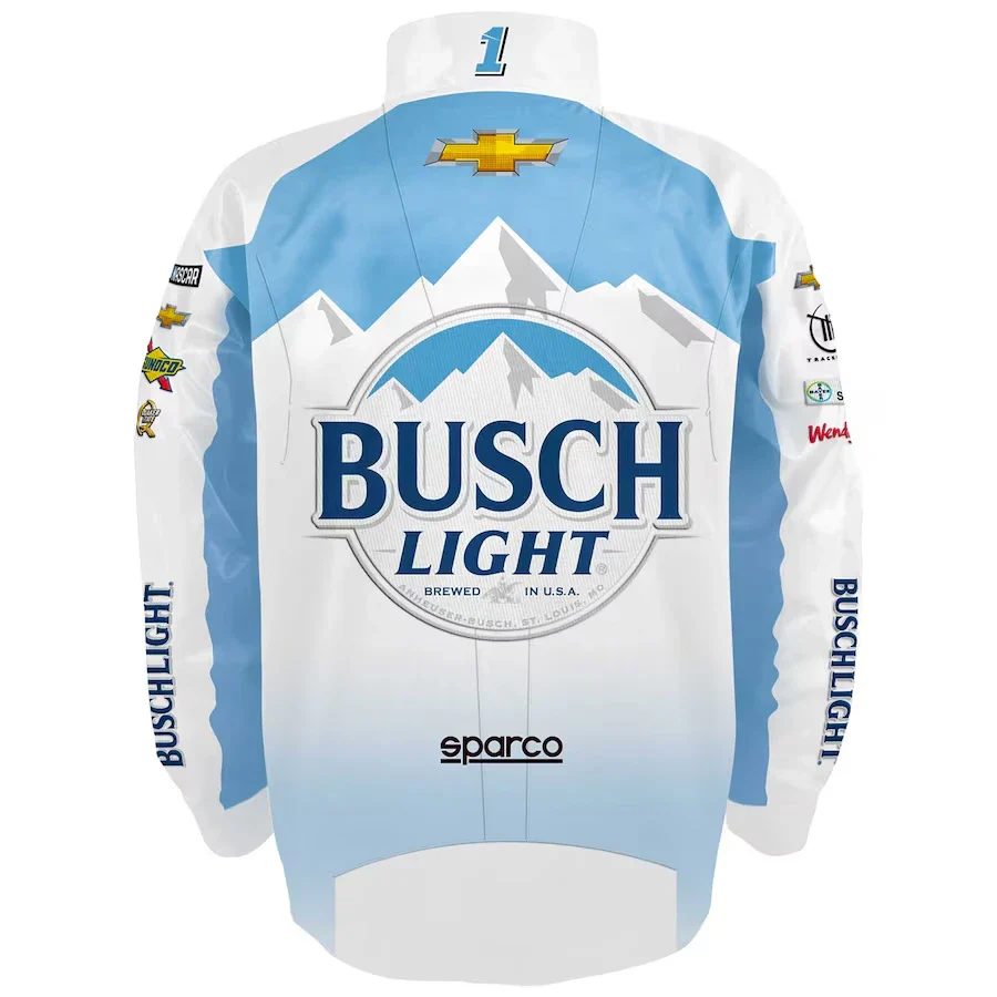 Ross Chastain 2024 Busch Light Adult Nylon Uniform Jacket - Image 3