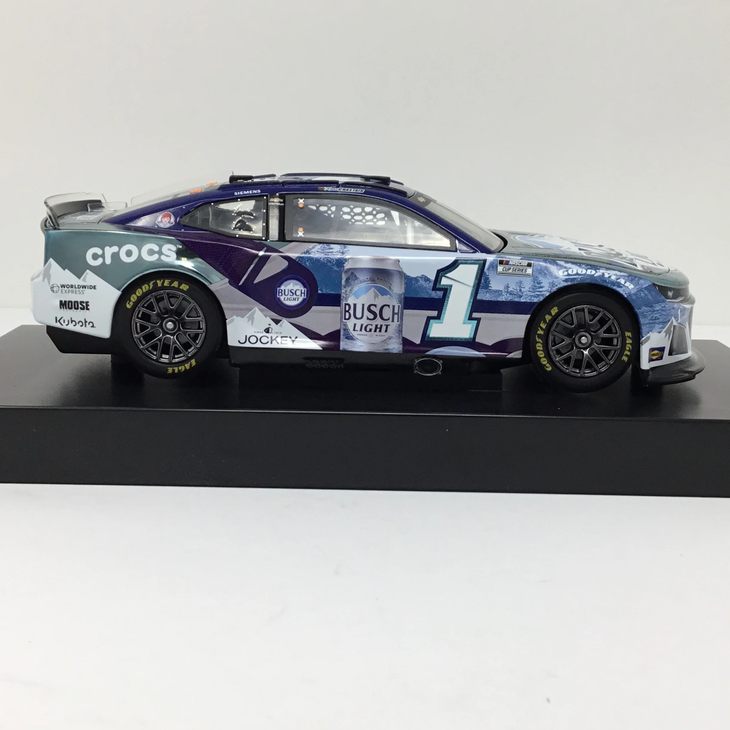 Ross Chastain 2024 Busch Light Crocs 1:24 Color Chrome Diecast - Image 4