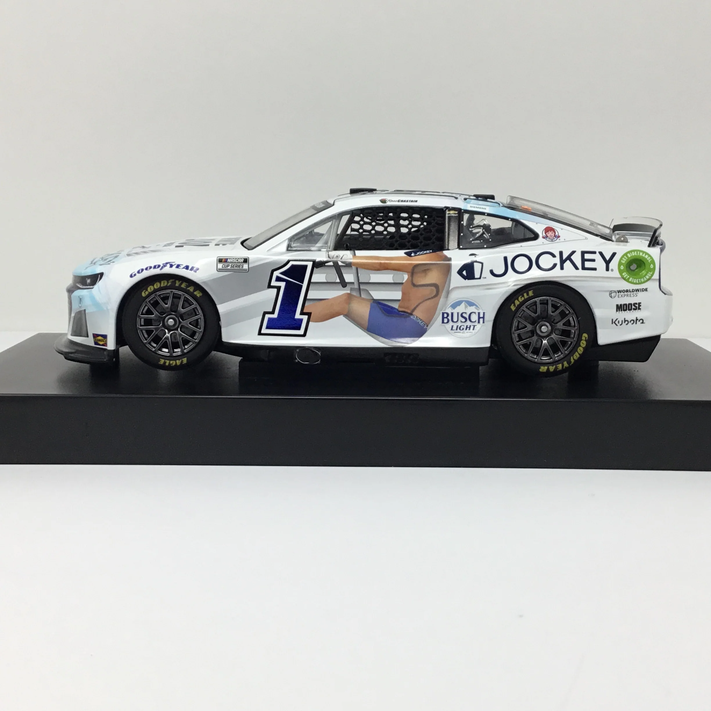 Ross Chastain 2024 Jockey Infinite Cool Foil Number 1:24 Elite Diecast - Image 2