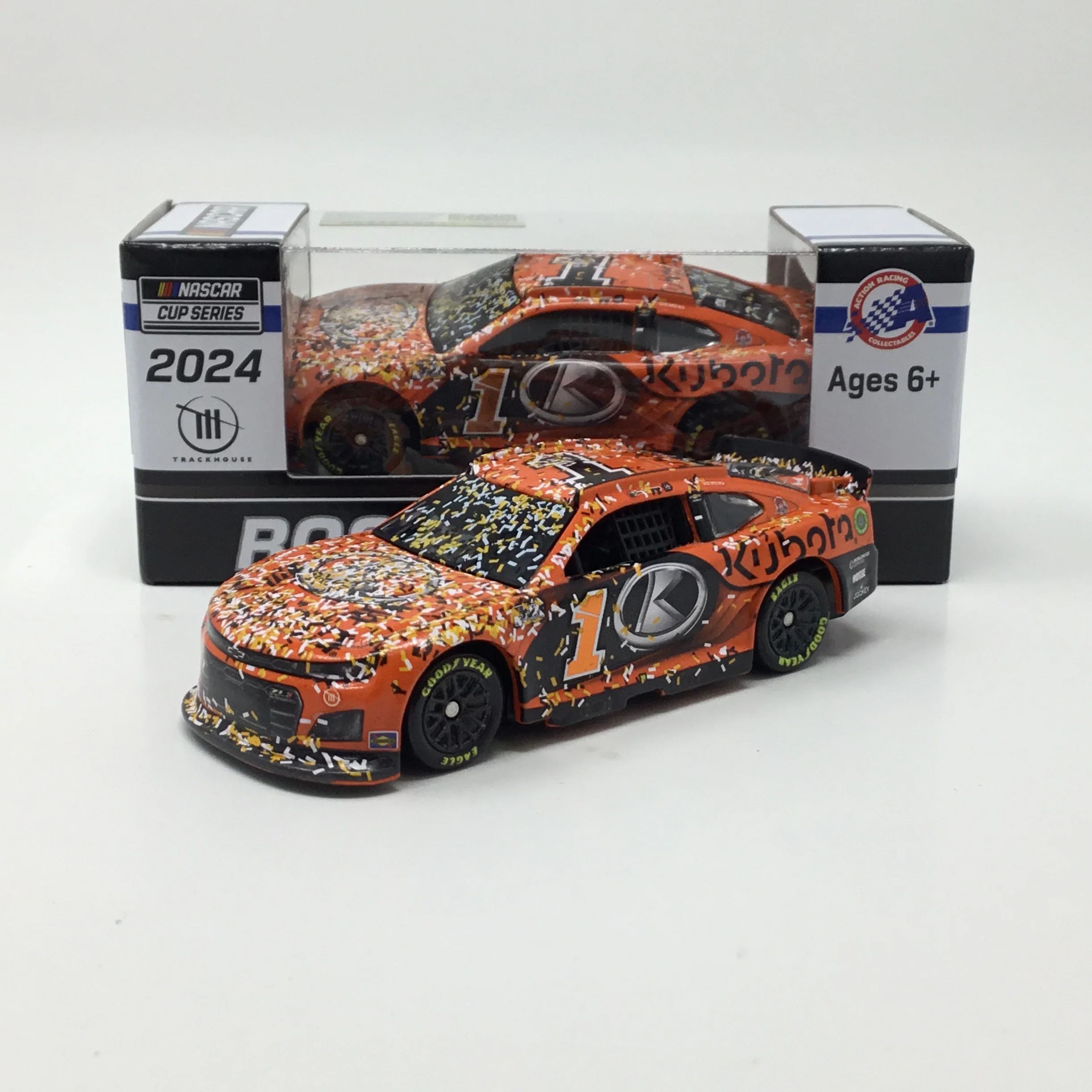 Ross Chastain 2024 Kubota Kansas Race Win Foil Number 1:64 Diecast - Image 2