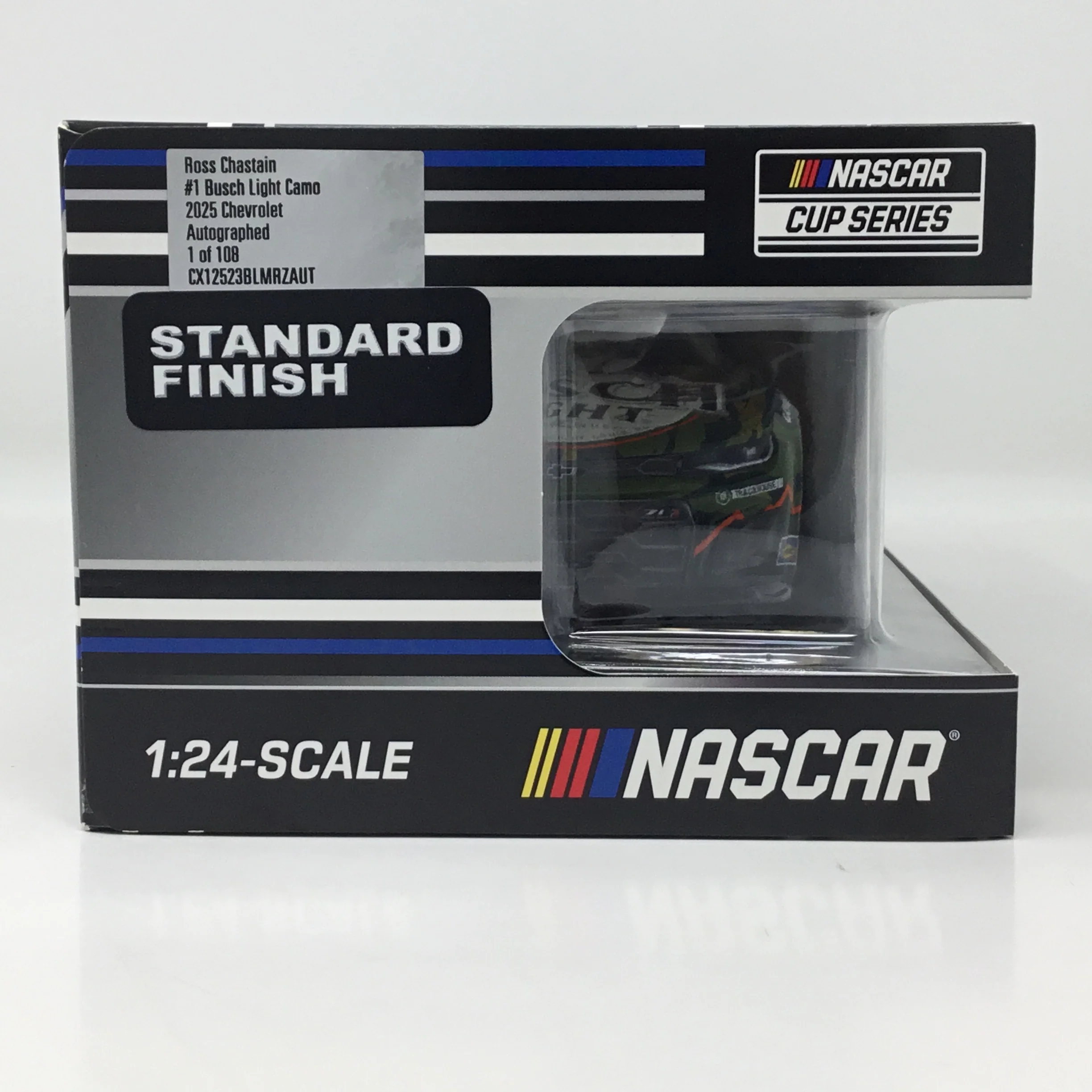 Ross Chastain 2025 Busch Light Camo Autographed 1:24 Diecast - Image 6