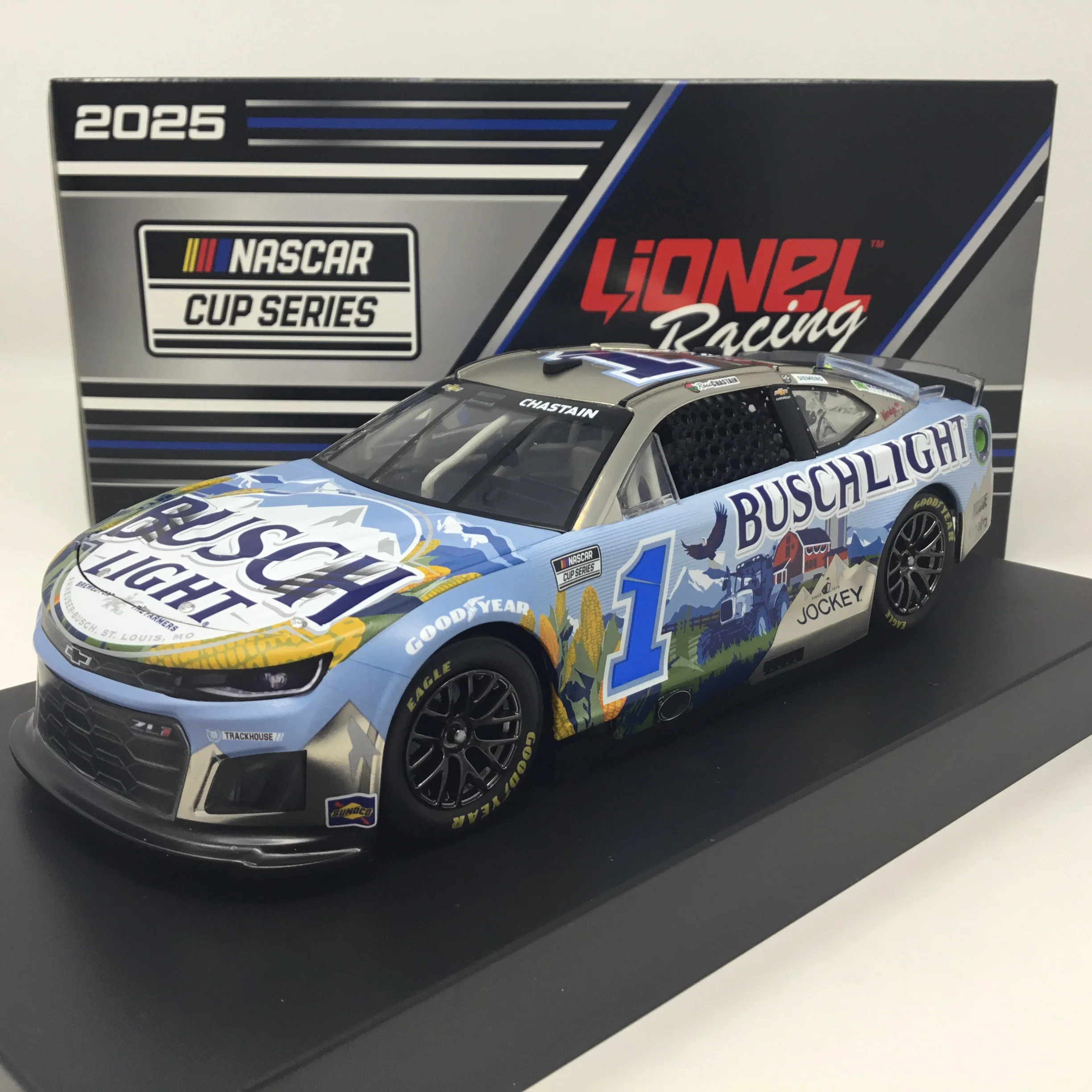 Ross Chastain 2025 Busch Light Farming Foil Number Color Chrome 1:24 Diecast