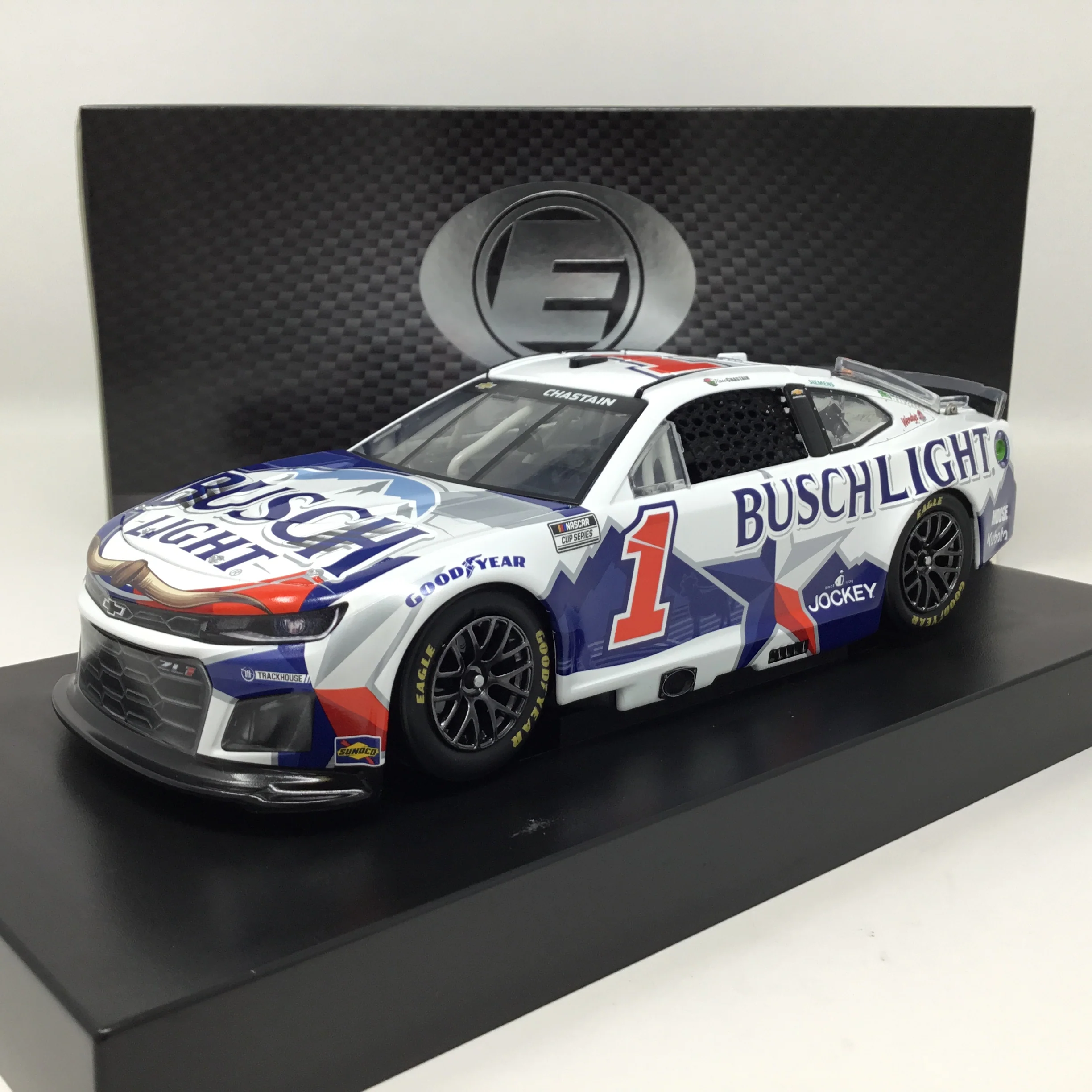Ross Chastain 2025 Busch Light for the Love of Texas Foil Number 1:24 Elite Diecast