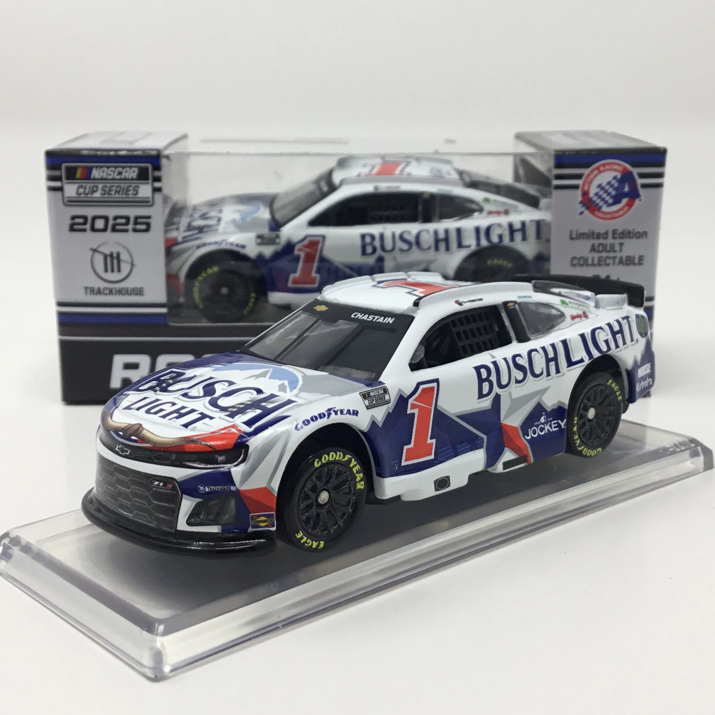 Ross Chastain 2025 Busch Light for the Love of Texas Foil Number 1:64 Diecast