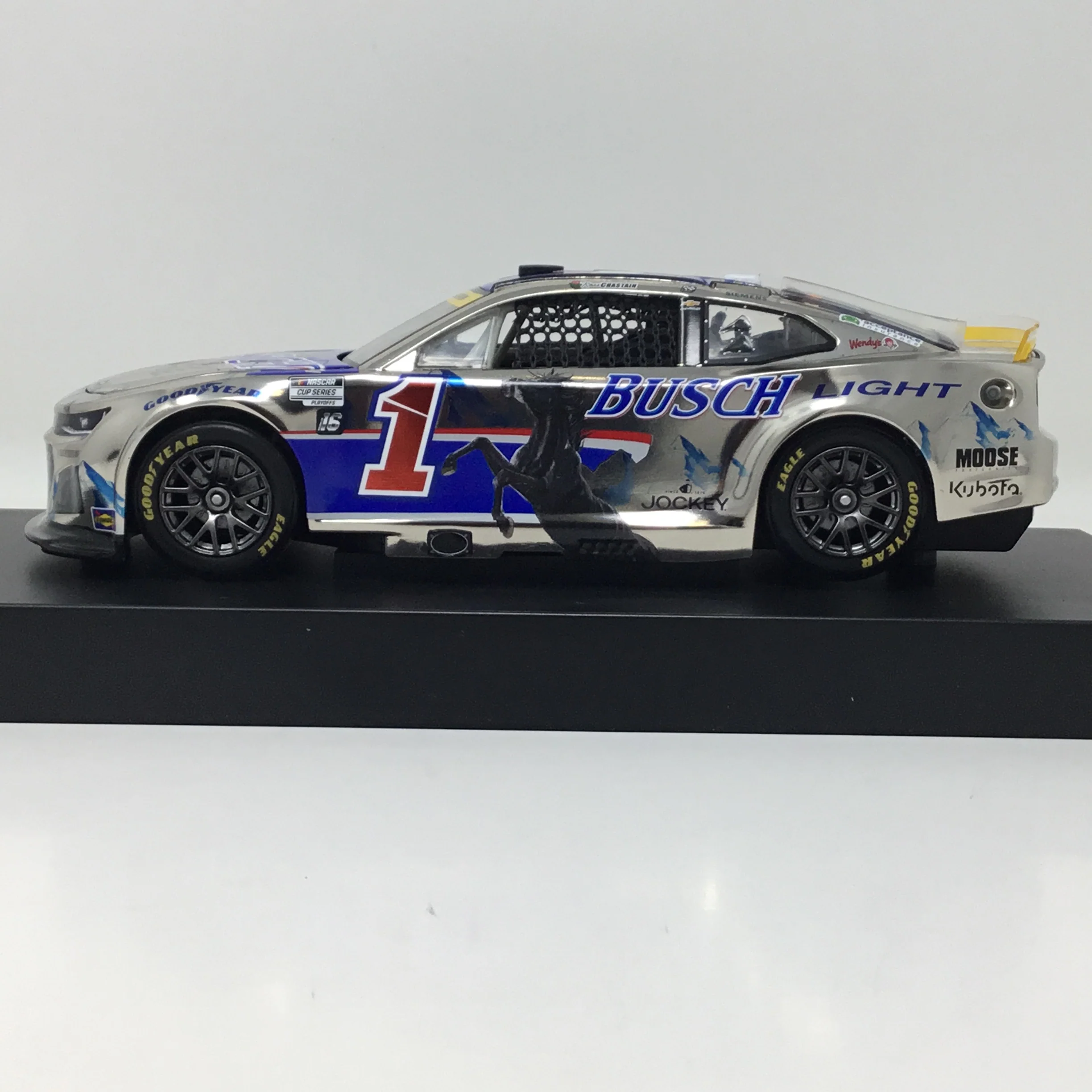 Ross Chastain 2025 Busch Light Retro Foil Number Color Chrome 1:24 Diecast - Image 2