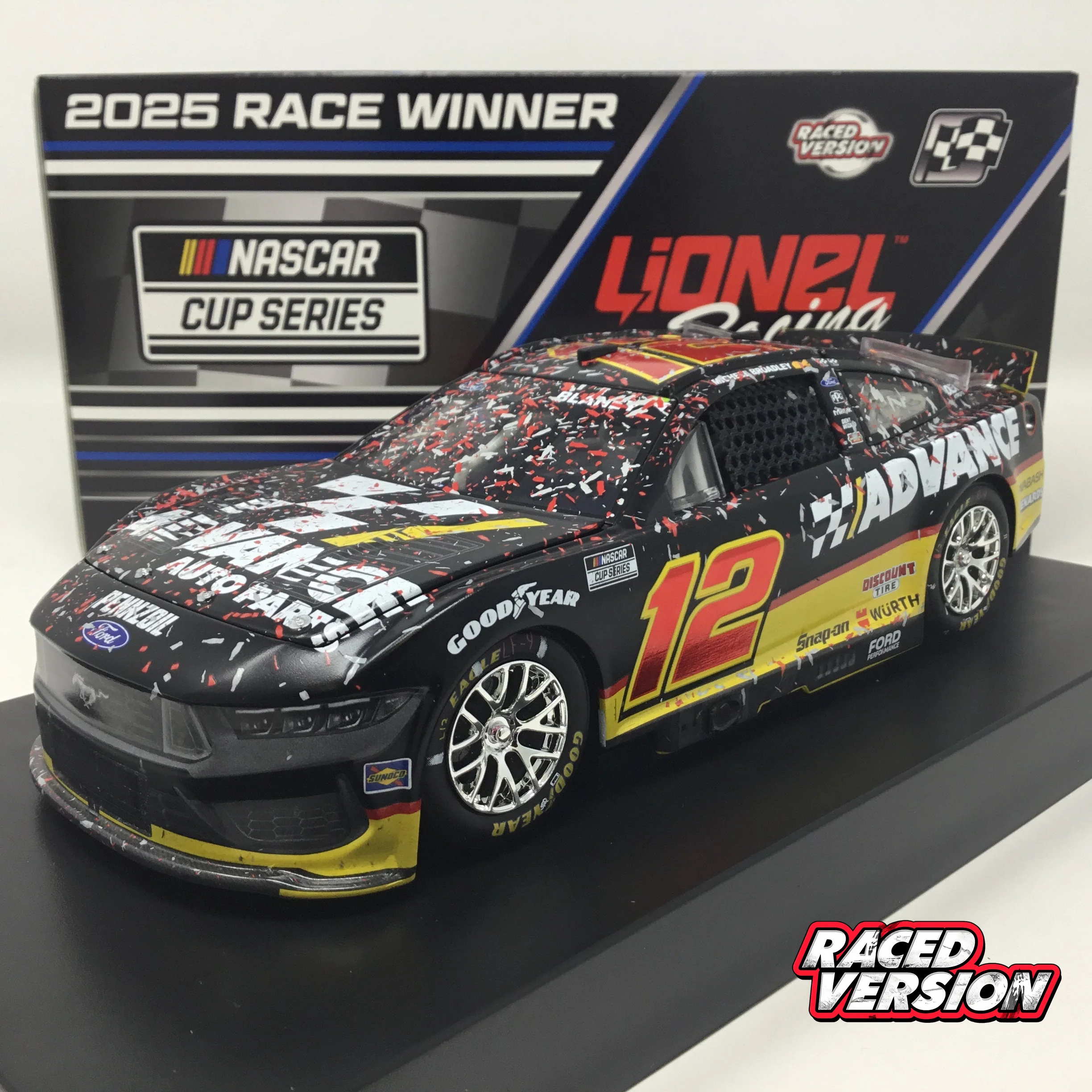 Ryan Blaney 2025 Advance Auto Parts Daytona Race Win Foil Number 1:24 Diecast