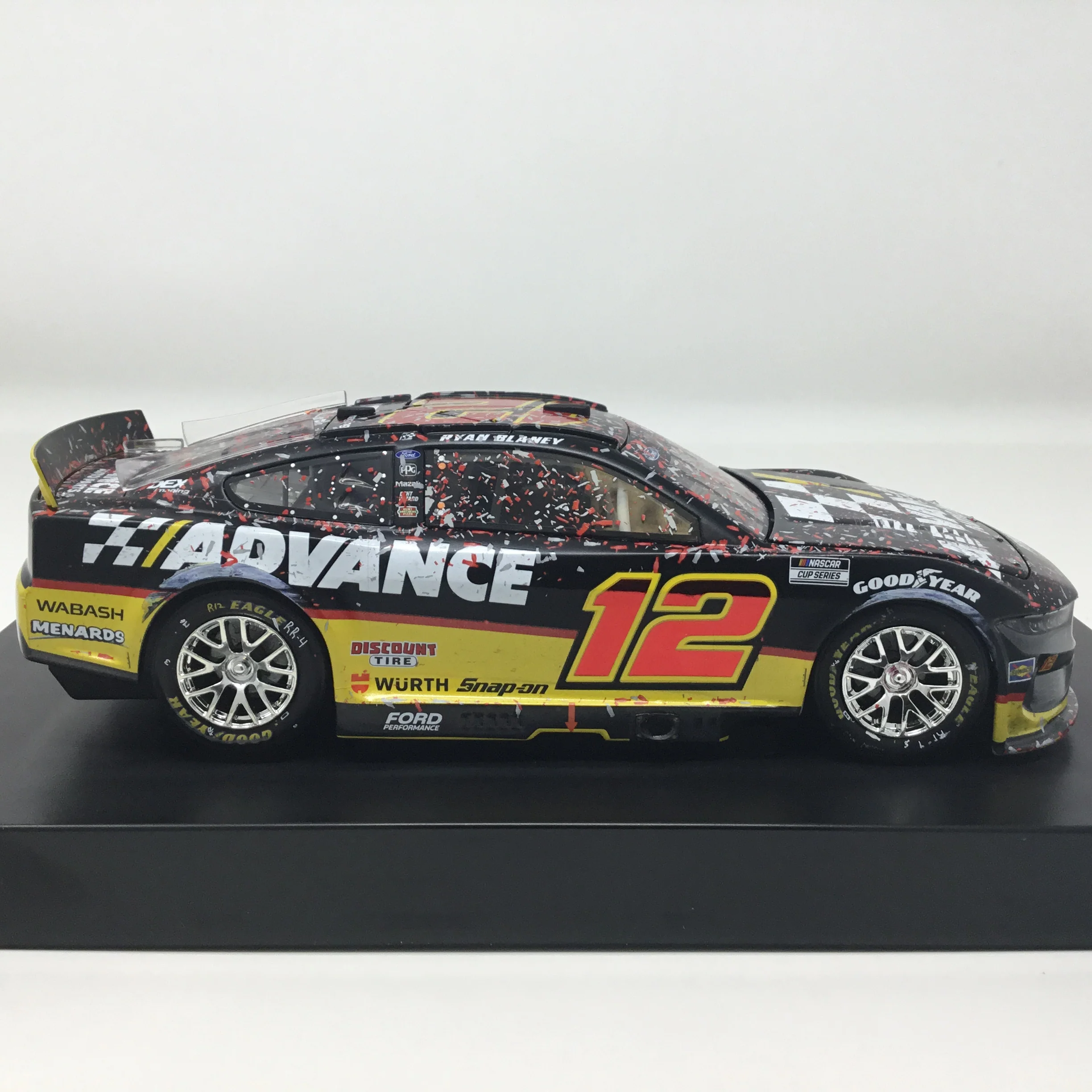 Ryan Blaney 2025 Advance Auto Parts Daytona Race Win Foil Number 1:24 Diecast - Image 5