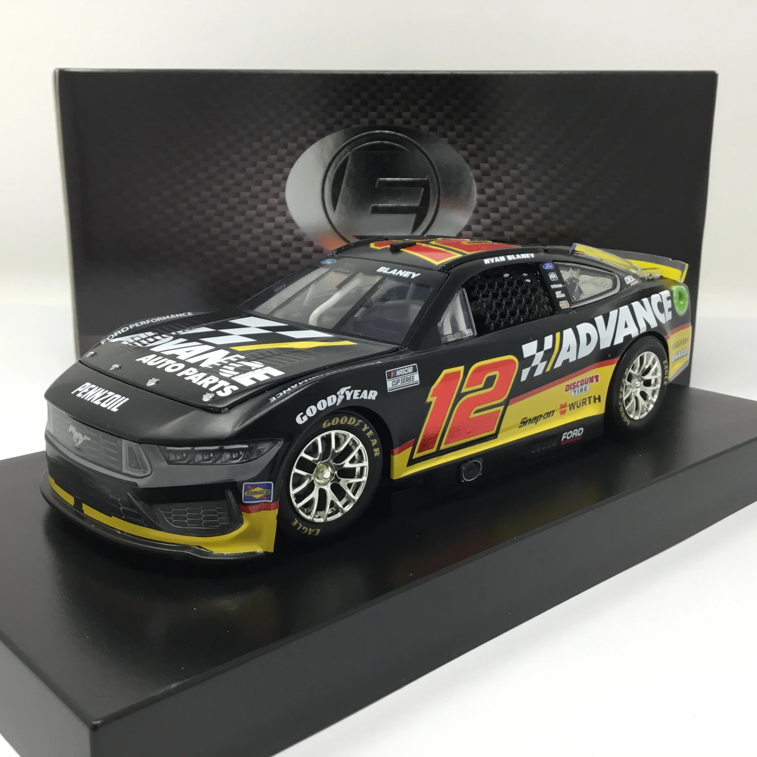 Ryan Blaney 2024 Advance Auto Parts Foil Number 1:24 Elite Diecast