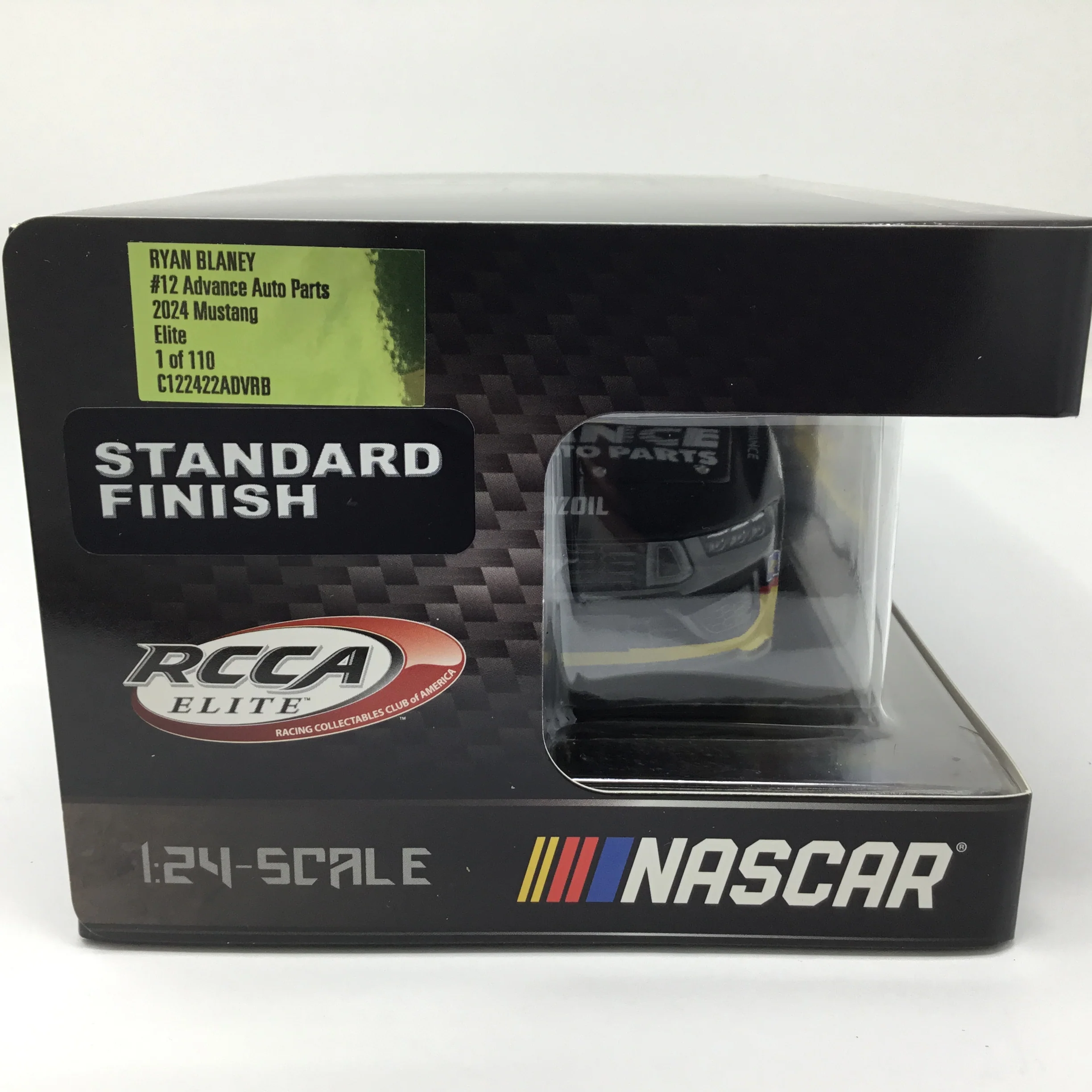 Ryan Blaney 2024 Advance Auto Parts Foil Number 1:24 Elite Diecast - Image 6