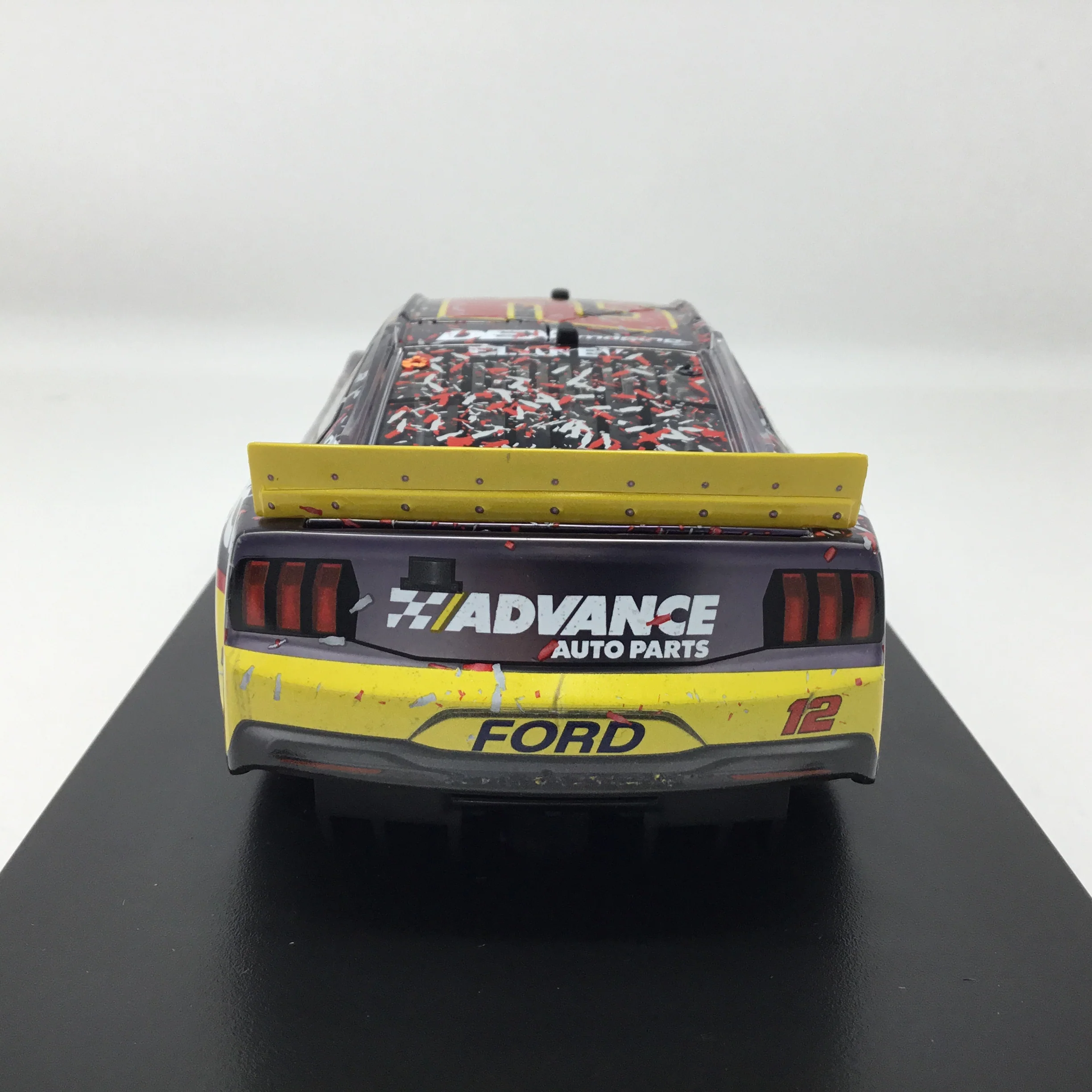 Ryan Blaney 2025 Advance Auto Parts Daytona Race Win Foil Number Color Chrome 1:24 Diecast - Image 5