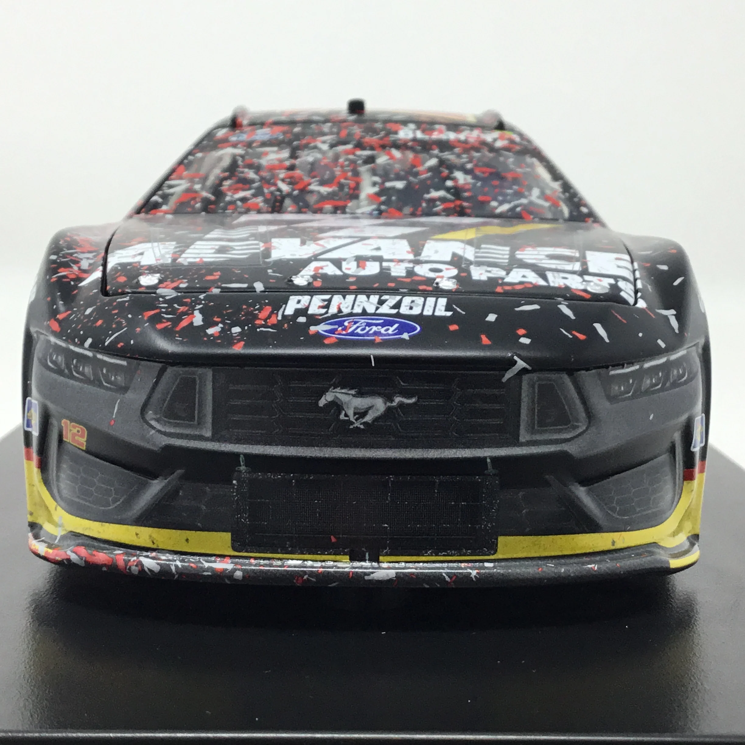 Ryan Blaney 2025 Advance Auto Parts Daytona Race Win Foil Number Elite 1:24 Diecast - Image 3
