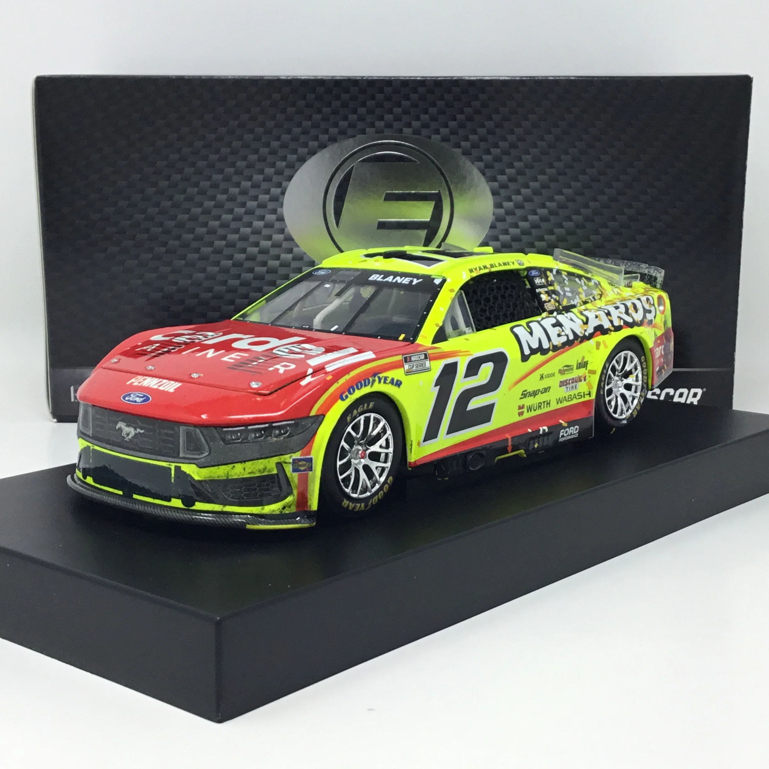 Ryan Blaney 2025 Menards / Cardell Nashville Race Win 1:24 Elite Diecast