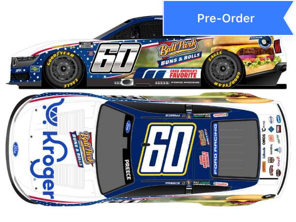 Ryan Preece 2026 Kroger / Ball Park Buns & Rolls Foil Number 1:24 Diecast *PREORDER*