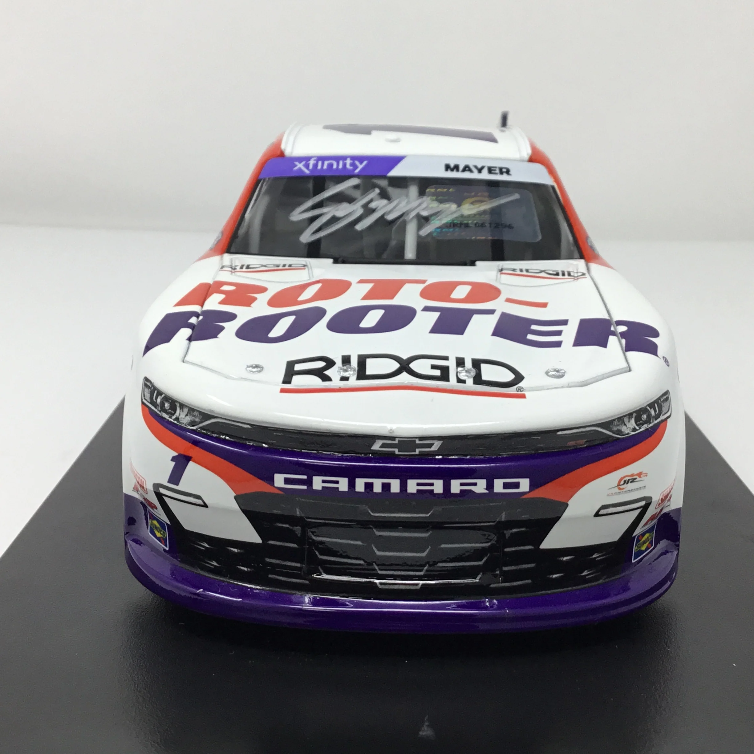 Sam Mayer 2024 Roto-Rooter 1:24 Autographed Diecast - Image 3