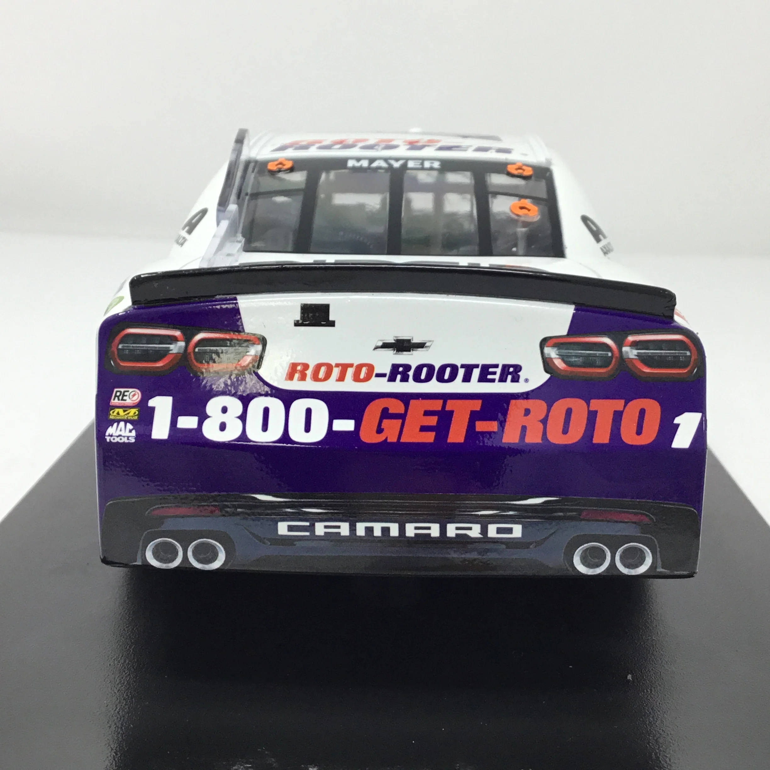 Sam Mayer 2024 Roto-Rooter 1:24 Autographed Diecast - Image 5