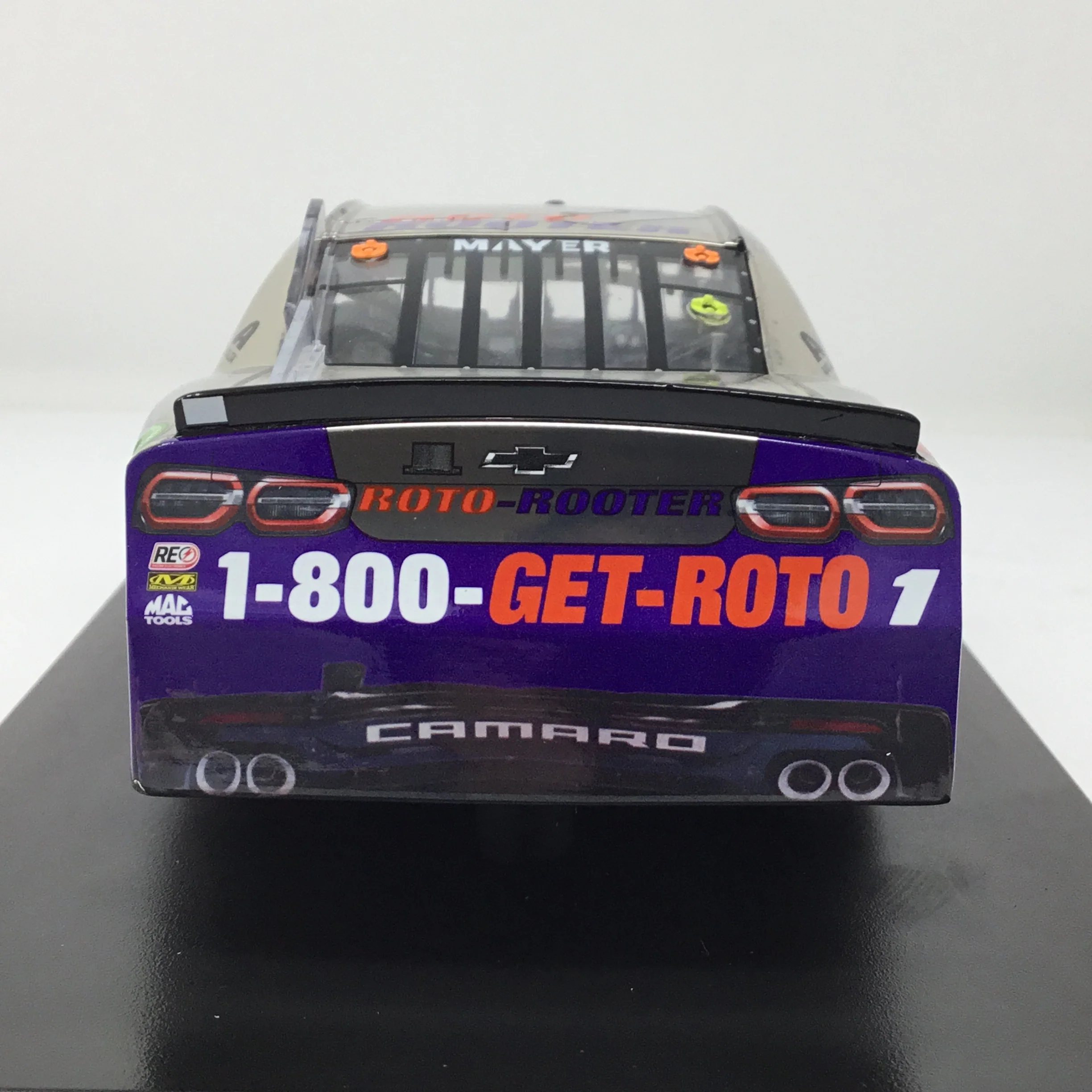 Sam Mayer 2024 Roto-Rooter Iowa Race Win 1:24 Color Chrome Diecast - Image 5