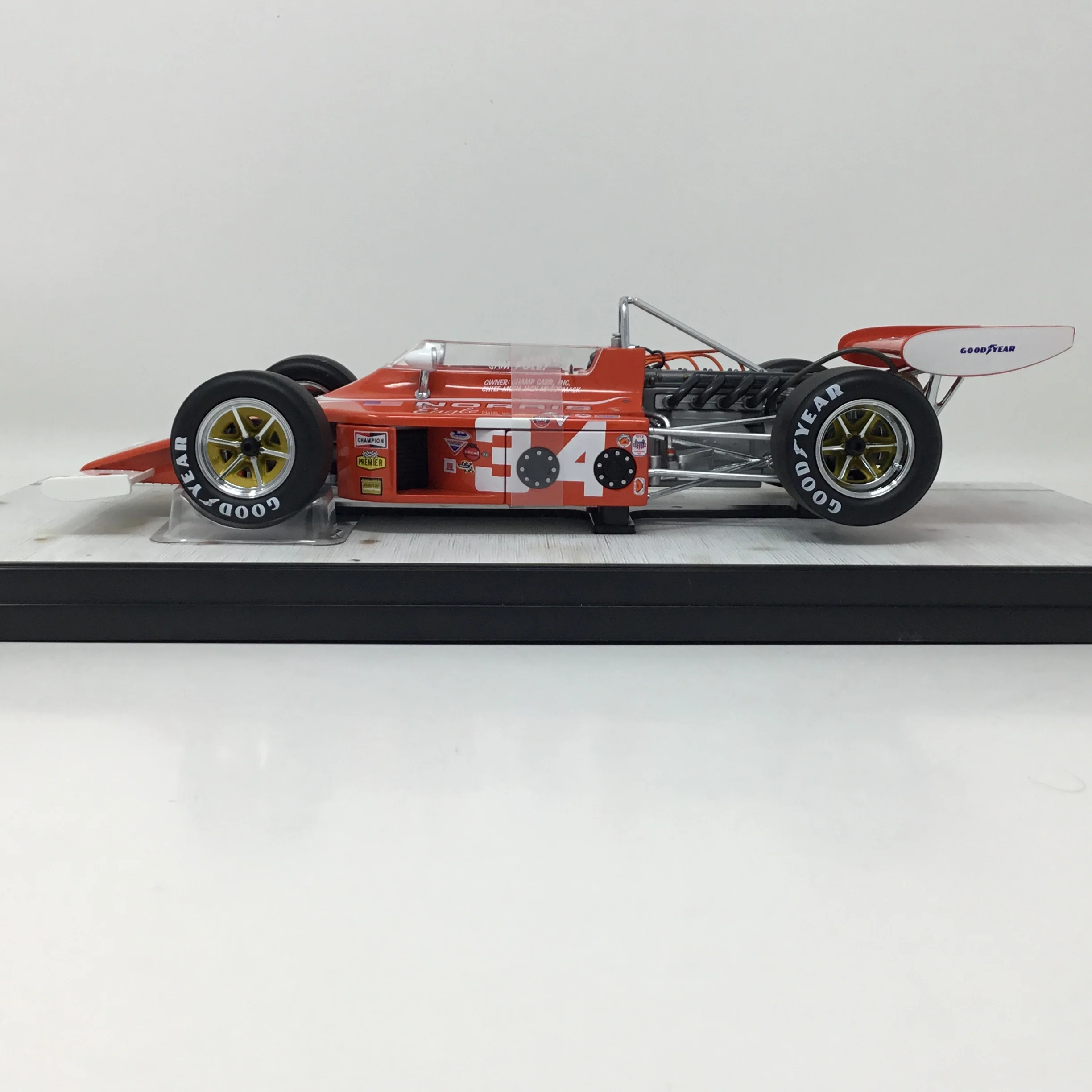 Sam Posey 1972 Carousel 1 AAR Eagle Indianapolis 500 Norris Eagle #4710 1:18 Diecast - Image 2