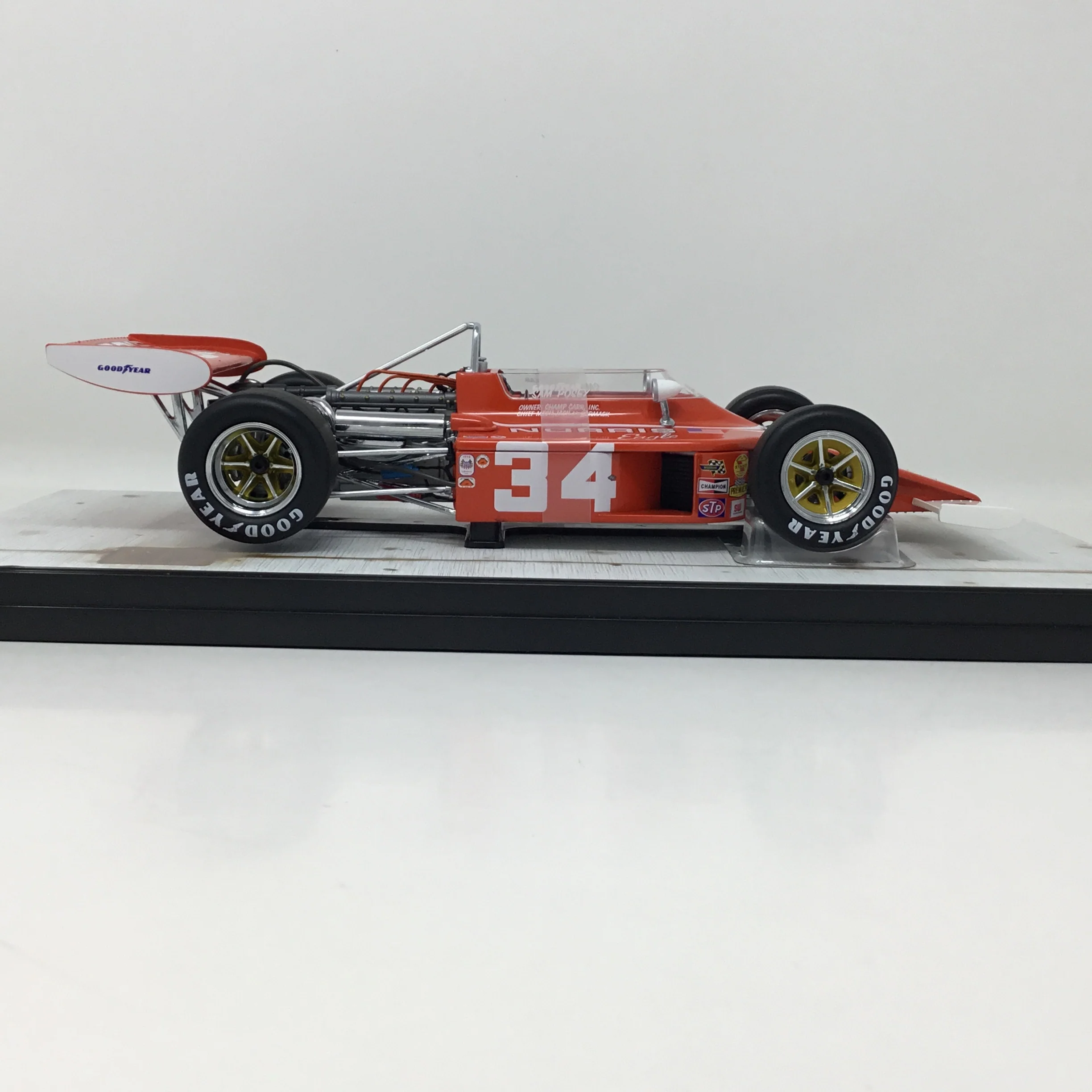 Sam Posey 1972 Carousel 1 AAR Eagle Indianapolis 500 Norris Eagle #4710 1:18 Diecast - Image 4