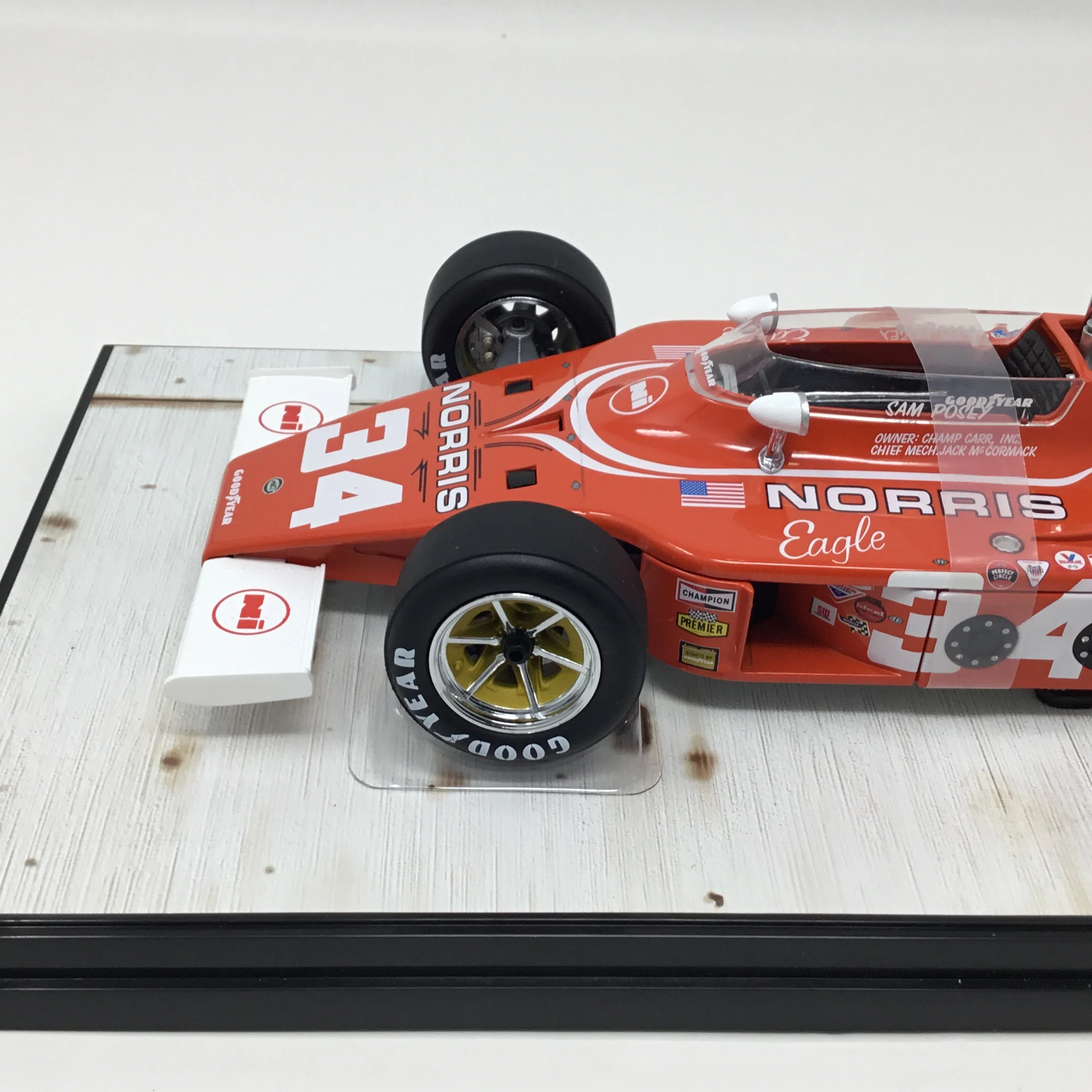 Sam Posey 1972 Carousel 1 AAR Eagle Indianapolis 500 Norris Eagle #4710 1:18 Diecast - Image 6