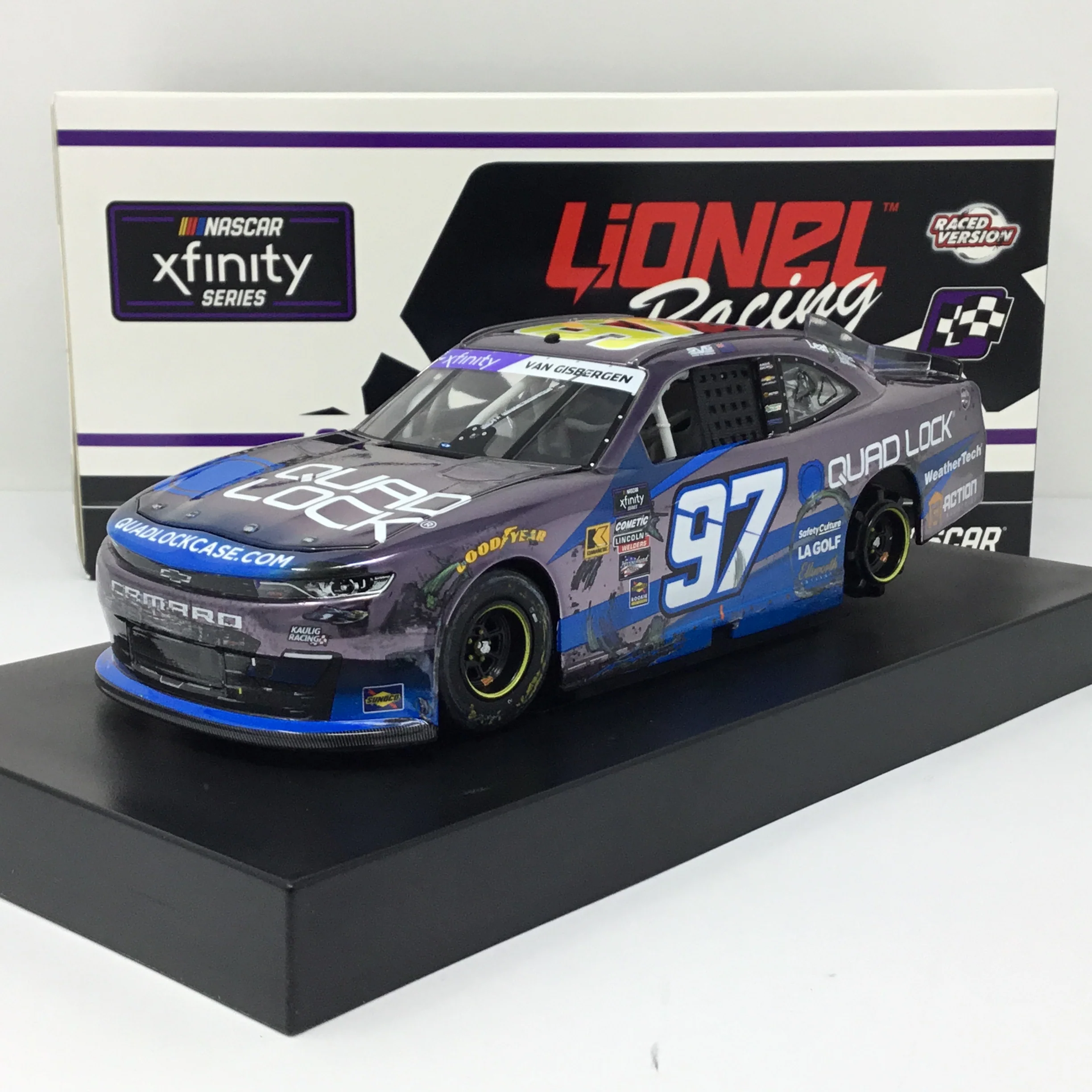 Shane van Gisbergen 2024 Quad Lock Portland Race Win 1:24 Color Chrome Diecast
