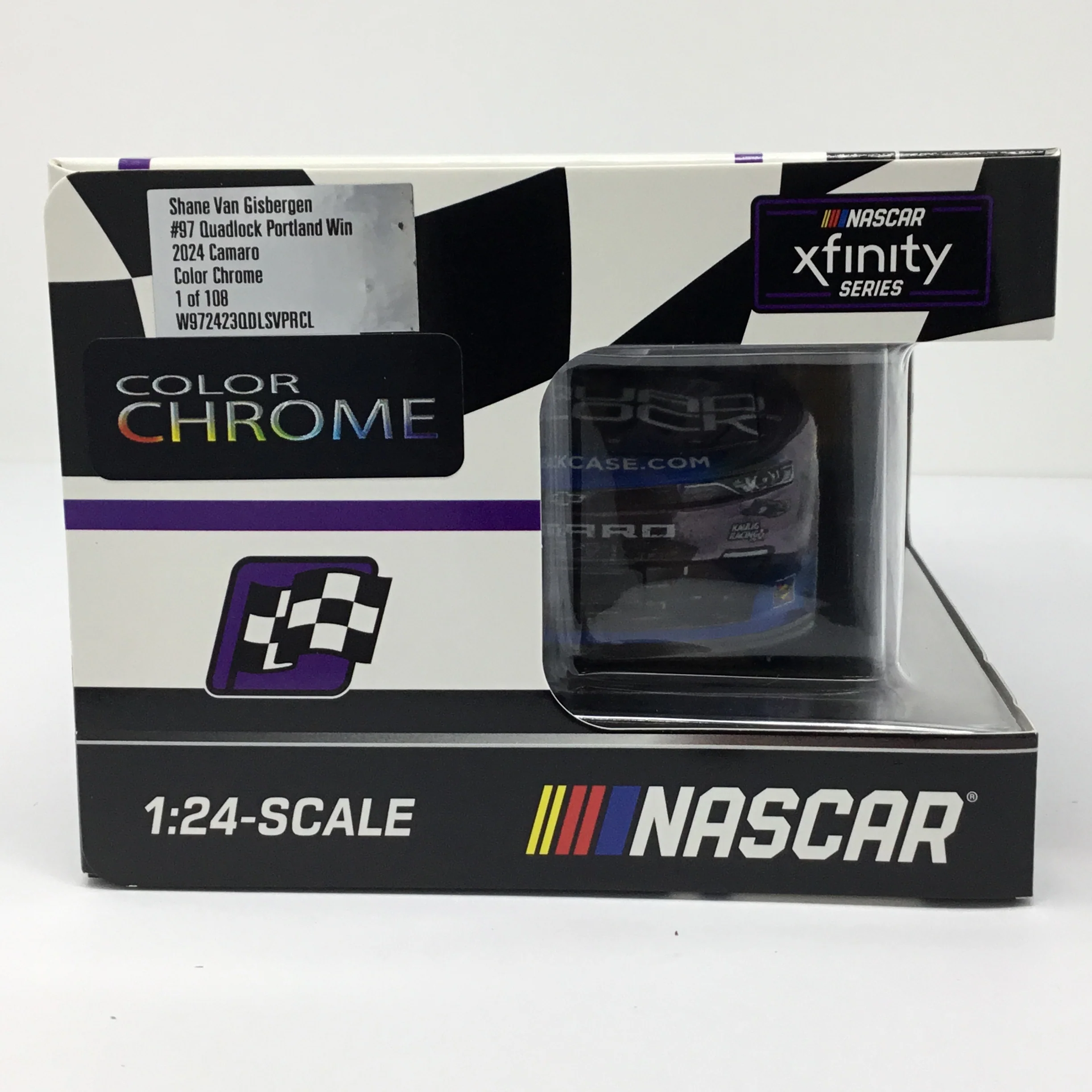 Shane van Gisbergen 2024 Quad Lock Portland Race Win 1:24 Color Chrome Diecast - Image 6