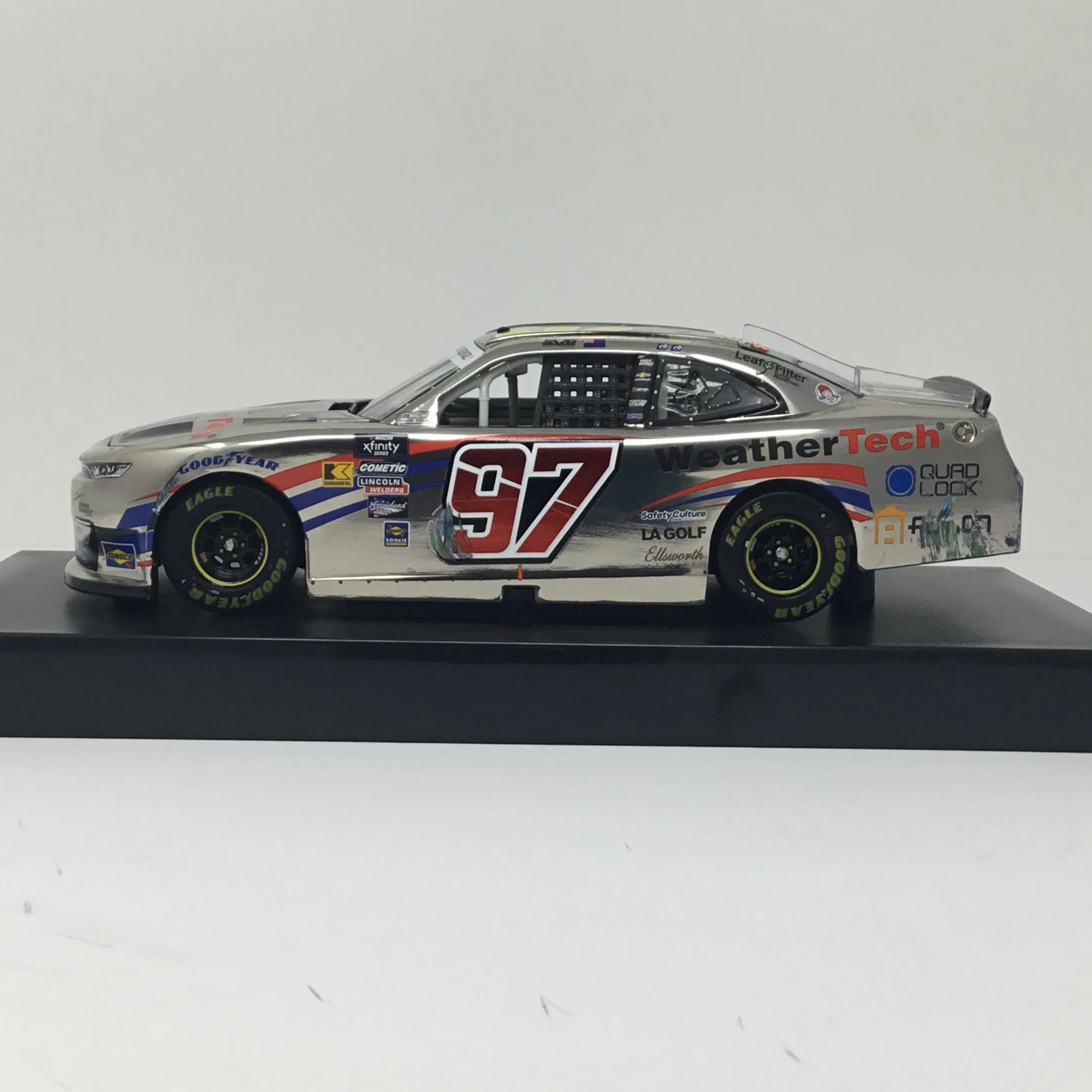Shane Van Gisbergen 2024 WeatherTech Chicago Street Course Race Win Foil Number 1:24 Color Chrome Diecast - Image 2