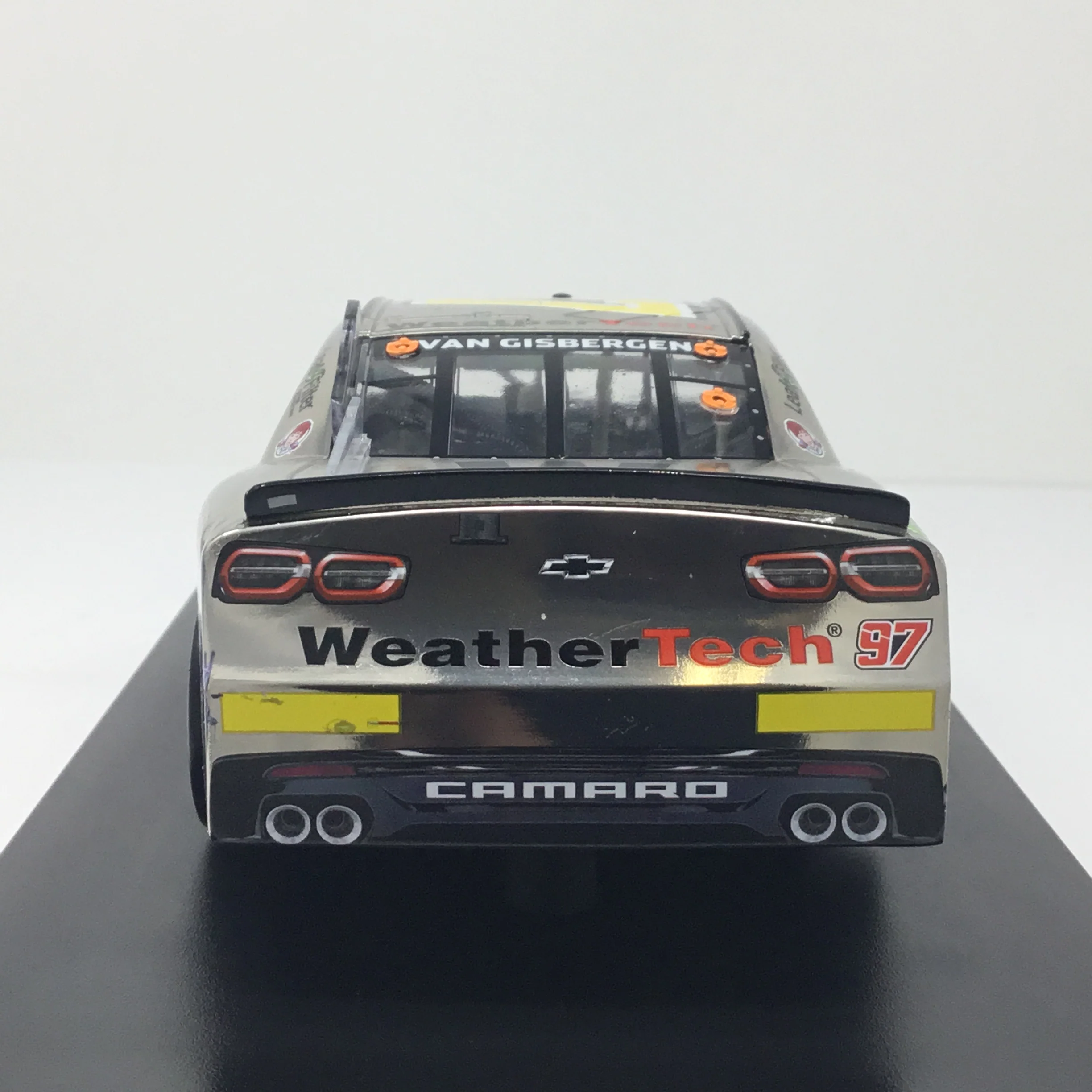 Shane Van Gisbergen 2024 WeatherTech Chicago Street Course Race Win Foil Number 1:24 Color Chrome Diecast - Image 5