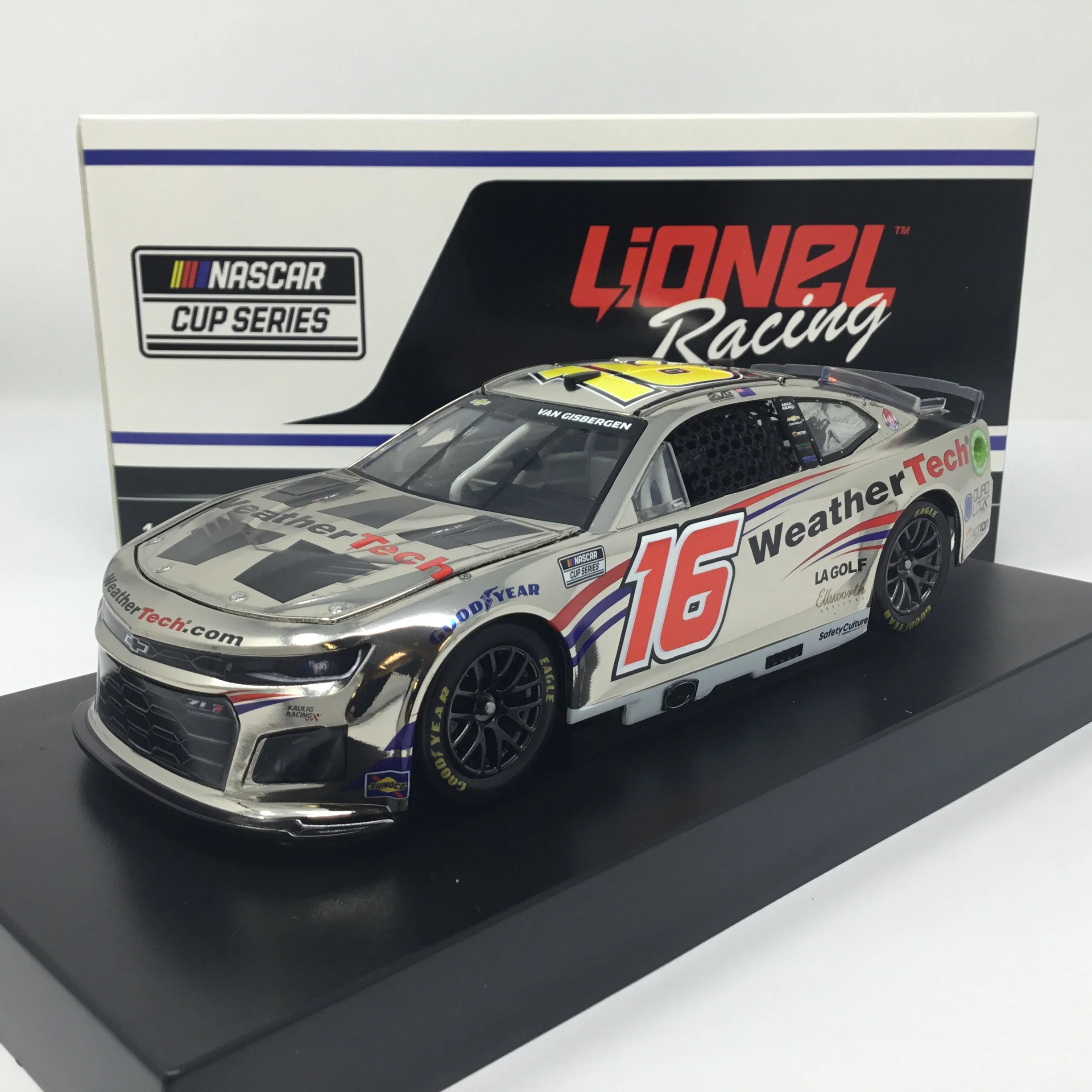 Shane Van Gisbergen 2024 Weathertech Foil Number 1:24 Color Chrome Diecast