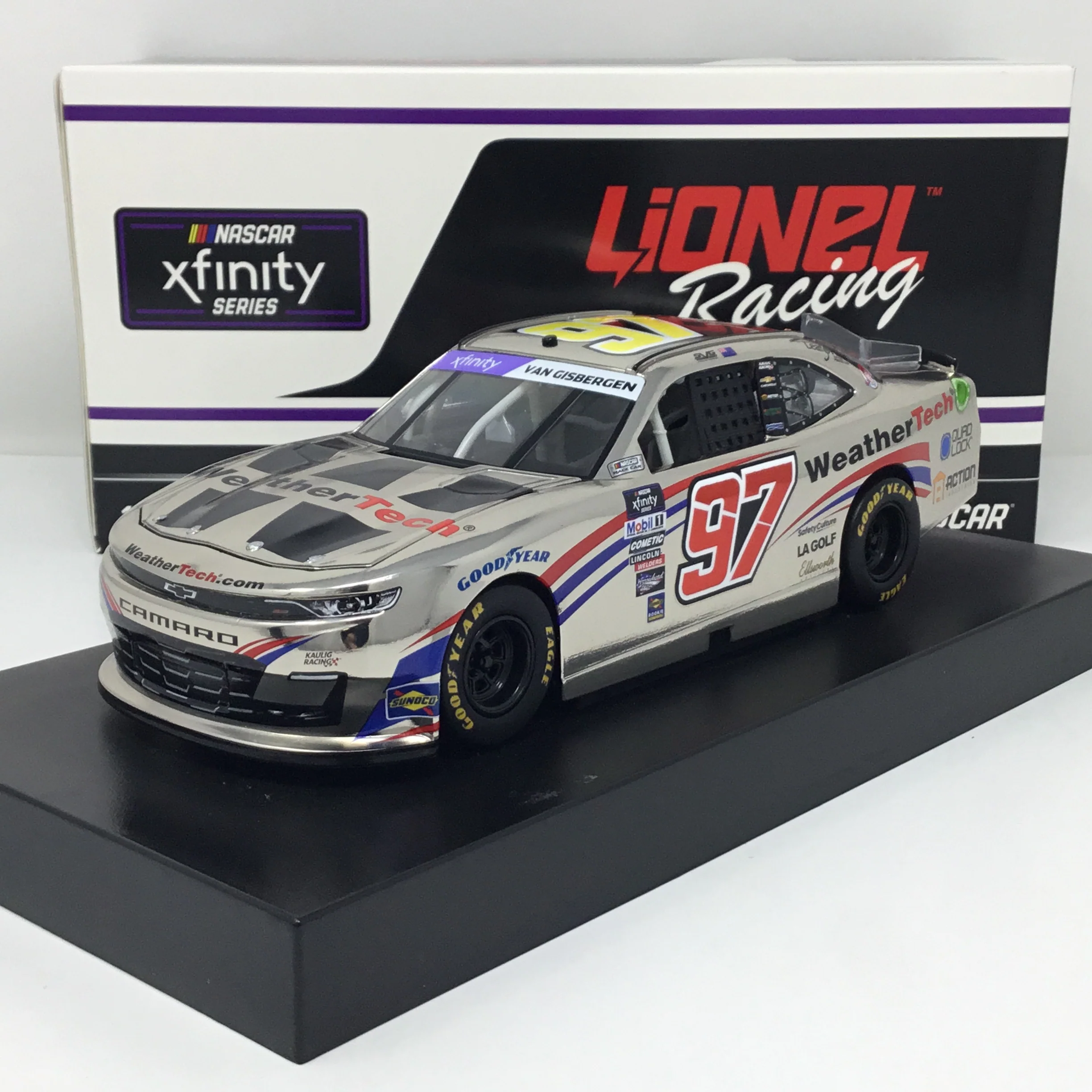 Shane Van Gisbergen 2024 WeatherTech Foil Number 1:24 Color Chrome Diecast