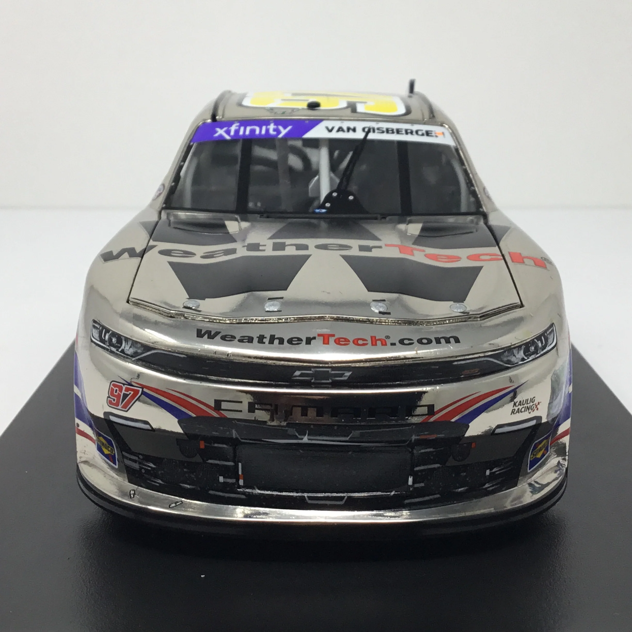 Shane van Gisbergen 2024 WeatherTech Sonoma Race Win Foil Number 1:24 Color Chrome Diecast - Image 3