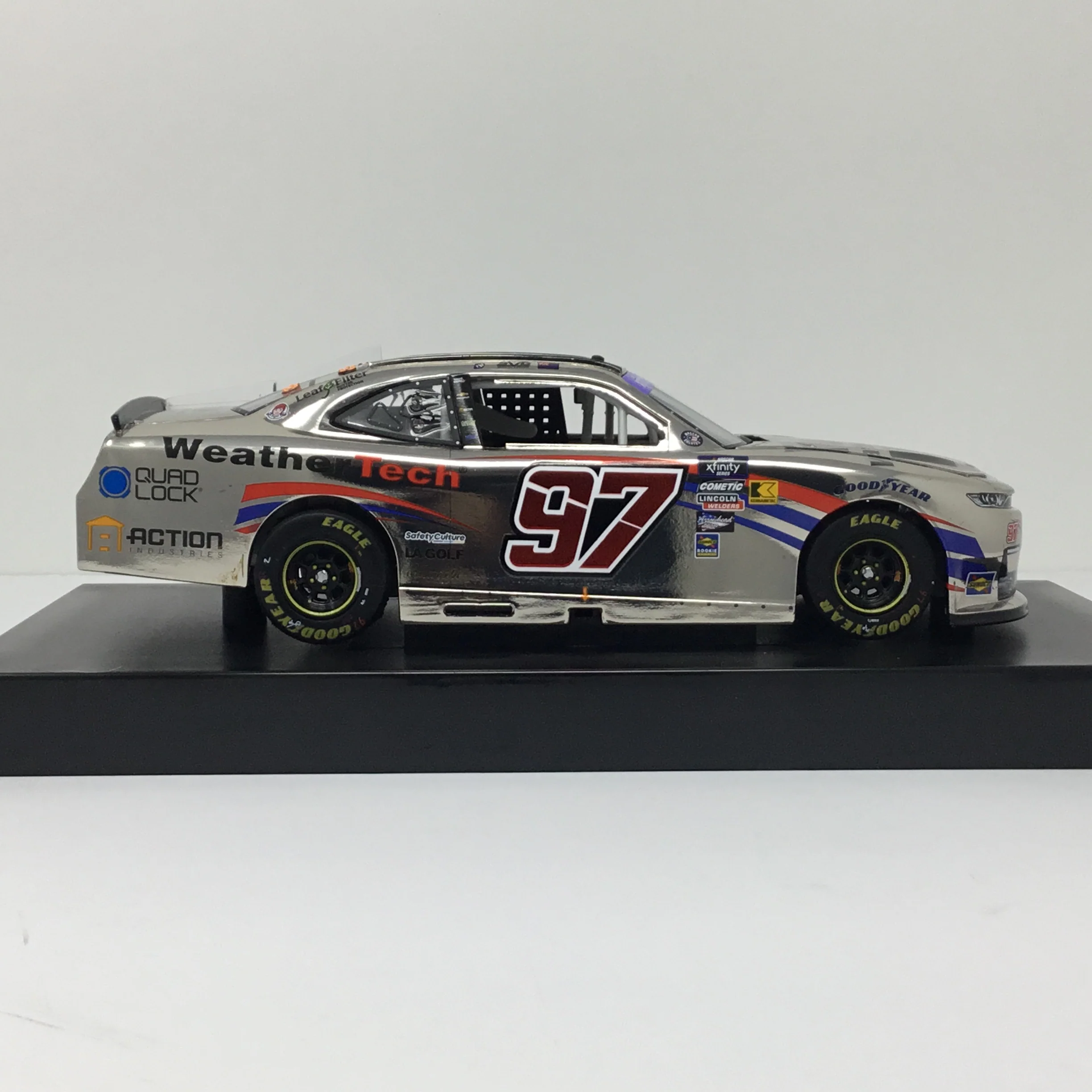 Shane van Gisbergen 2024 WeatherTech Sonoma Race Win Foil Number 1:24 Color Chrome Diecast - Image 4