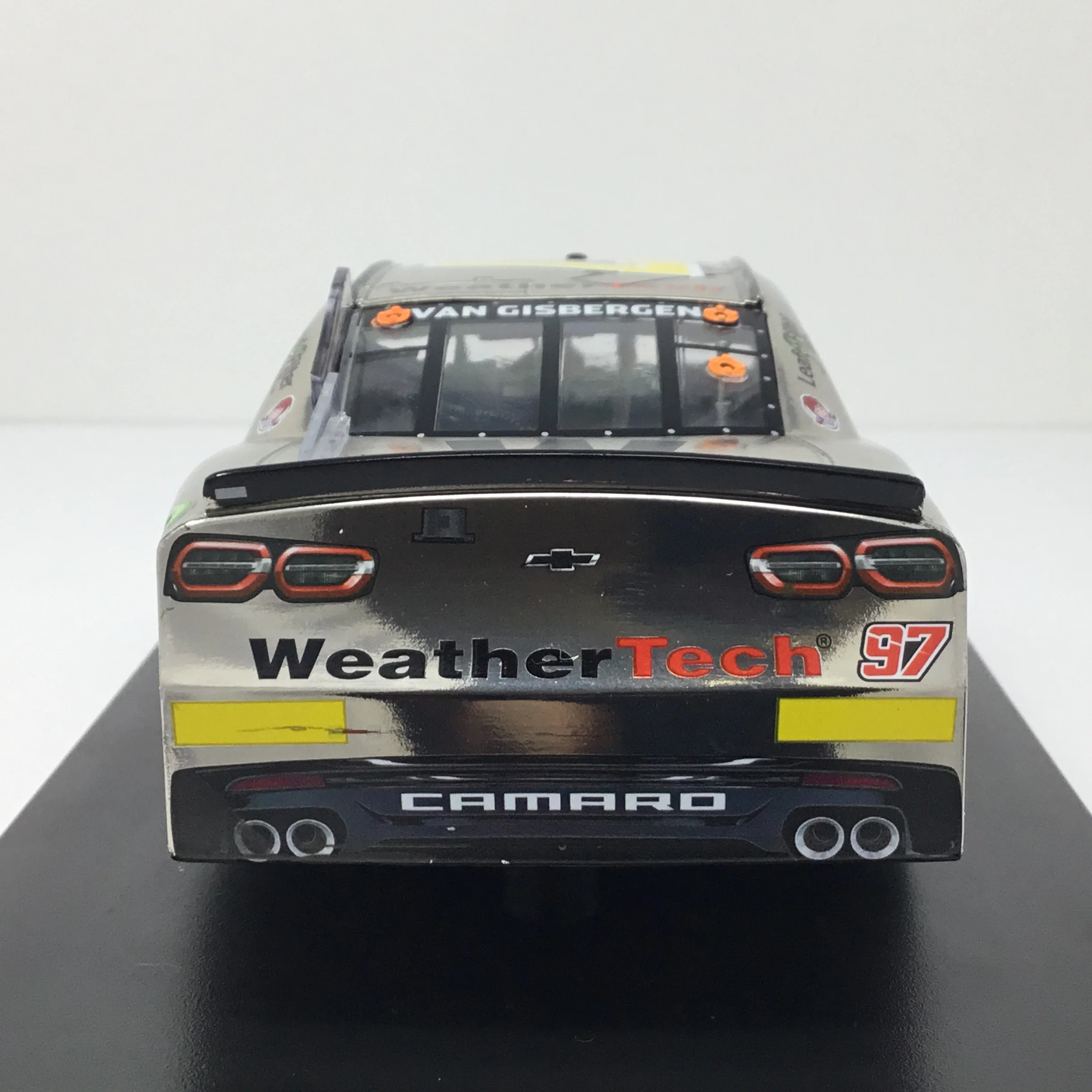 Shane van Gisbergen 2024 WeatherTech Sonoma Race Win Foil Number 1:24 Color Chrome Diecast - Image 5