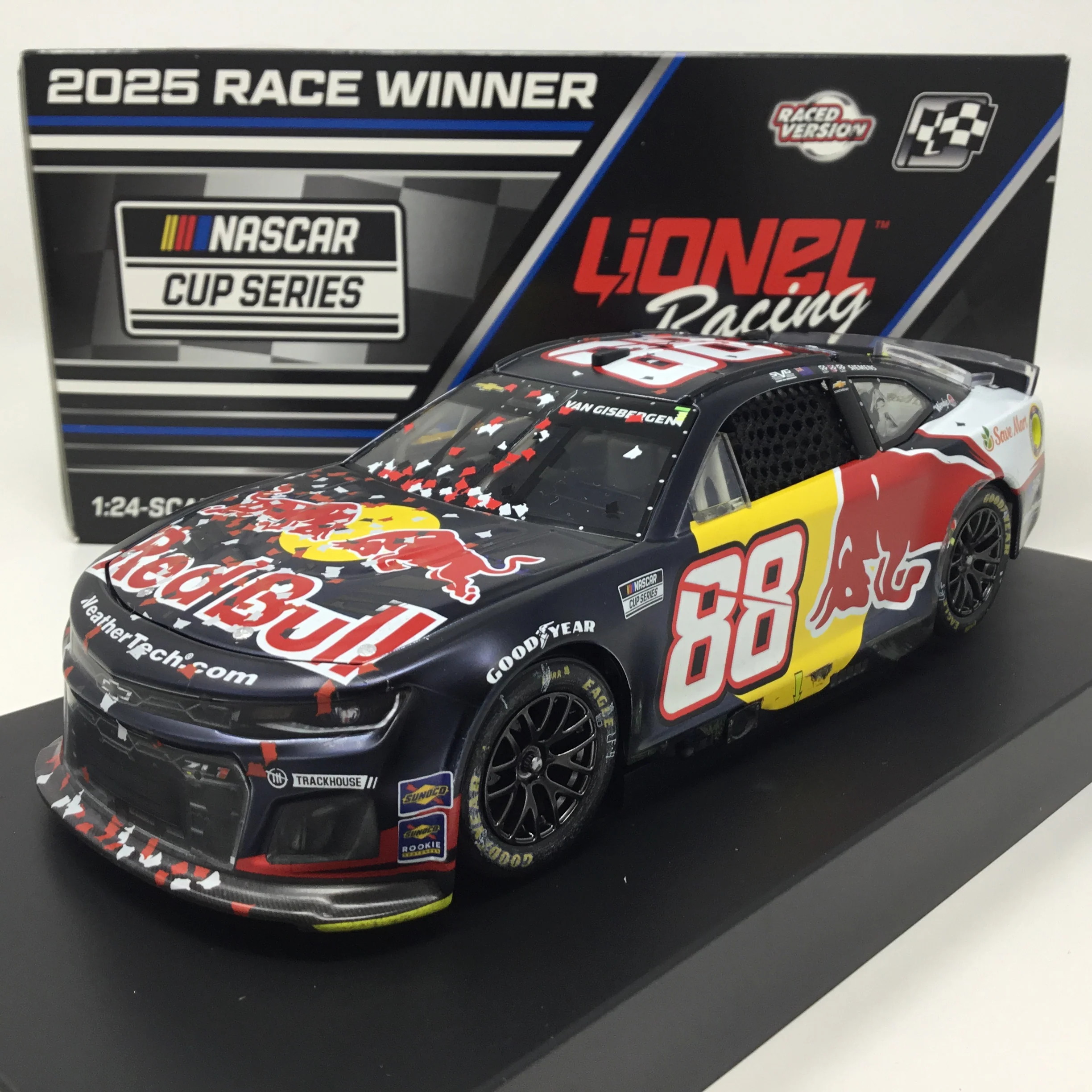 Shane Van Gisbergen 2025 Red Bull Sonoma Race Win Color Chrome 1:24 Diecast