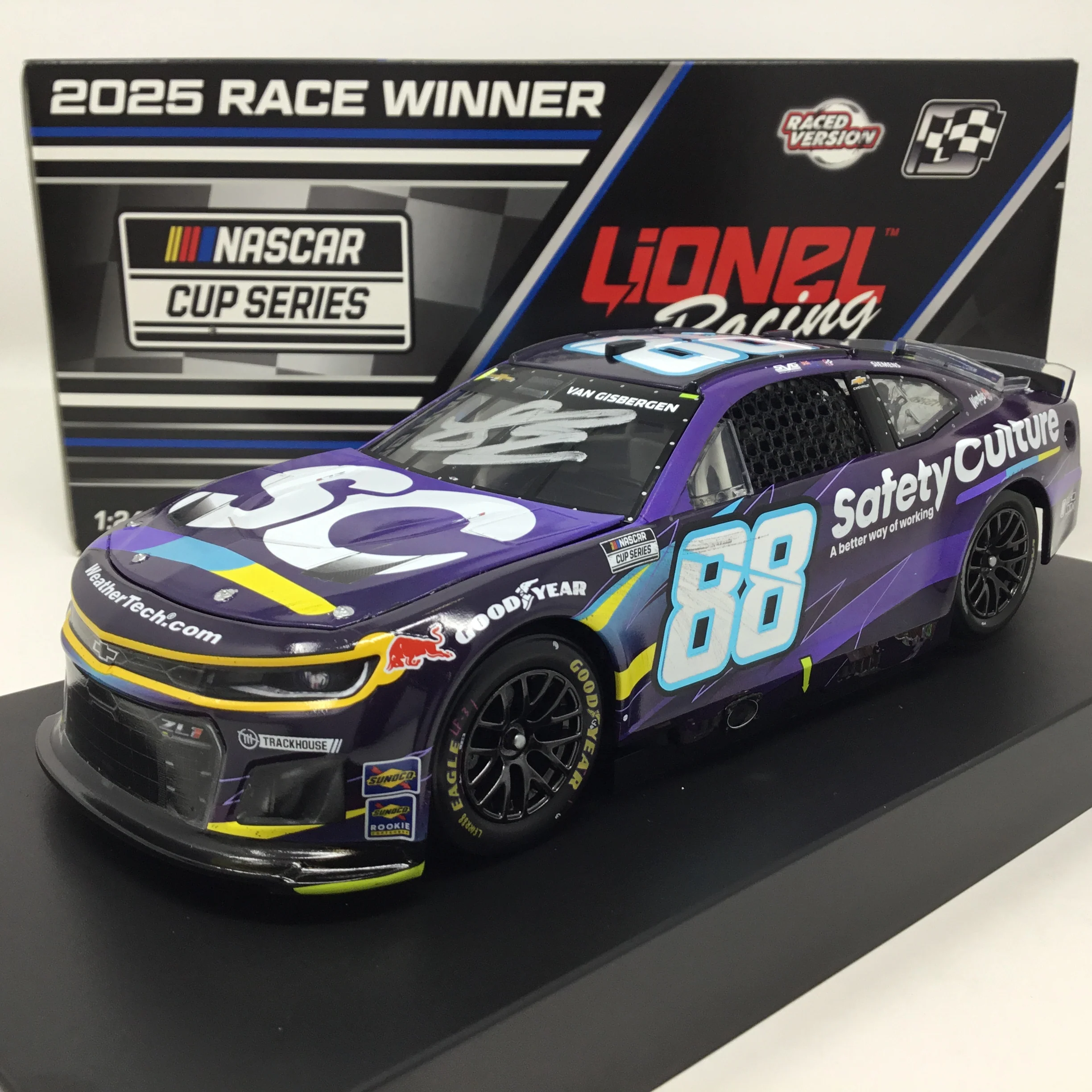 Shane Van Gisbergen 2025 Safety Culture Mexico City Race Win Autographed 1:24 Diecast