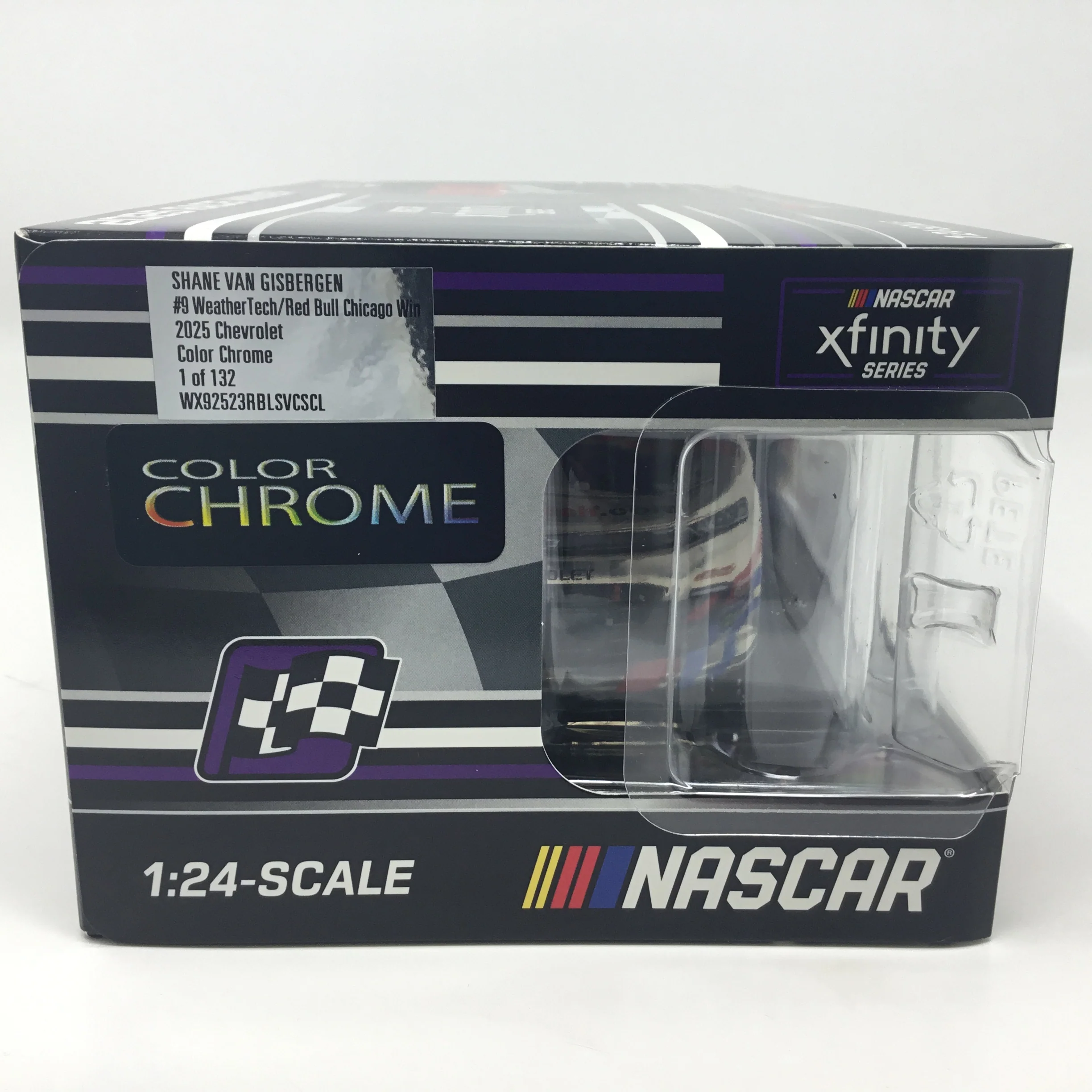 Shane Van Gisbergen 2025 Weathertech / Red Bull Chicago Race Win Color Chrome 1:24 Diecast - Image 6