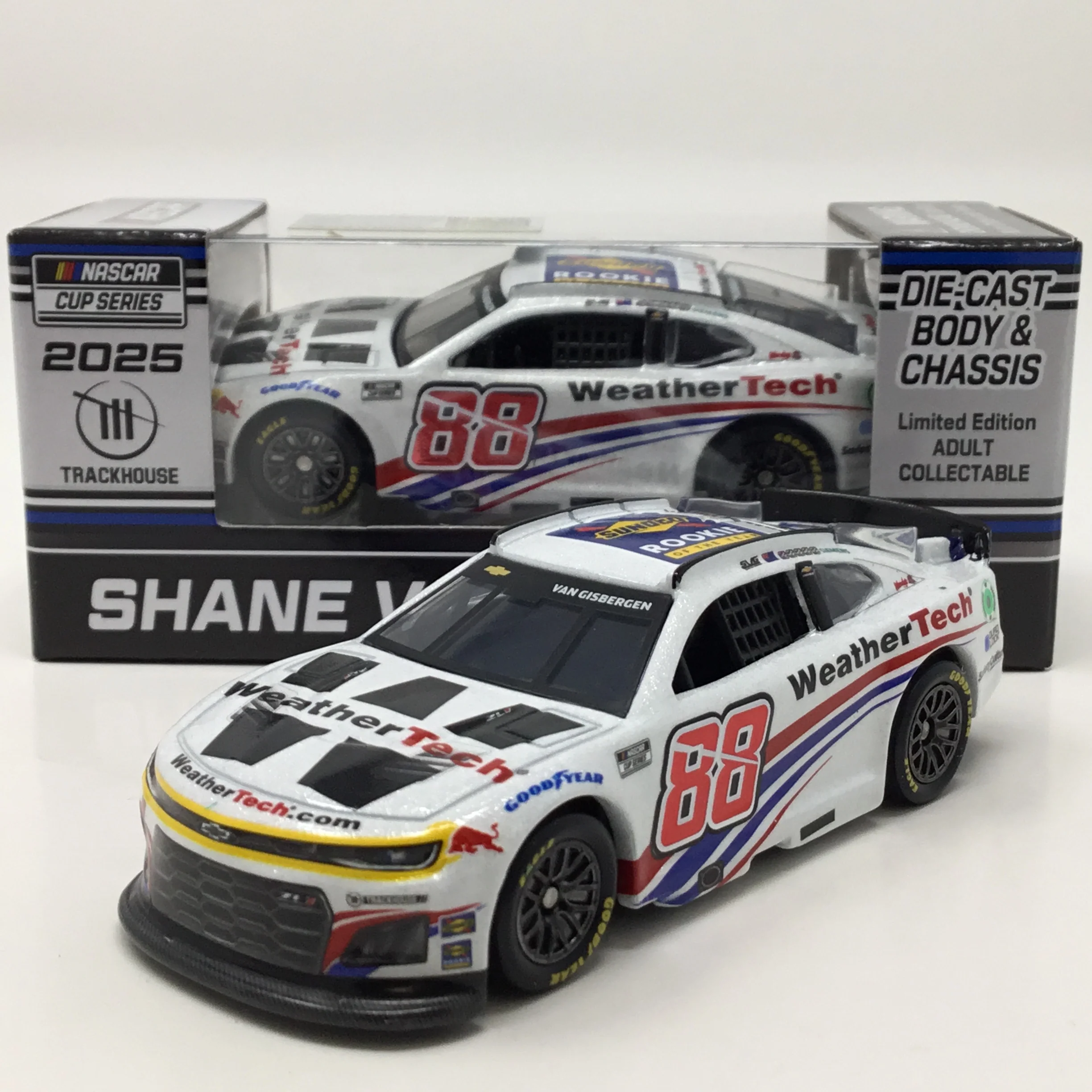Shane Van Gisbergen 2025 Weathertech Rookie Of The Year Galaxy Color Foil Number 1:64 Diecast
