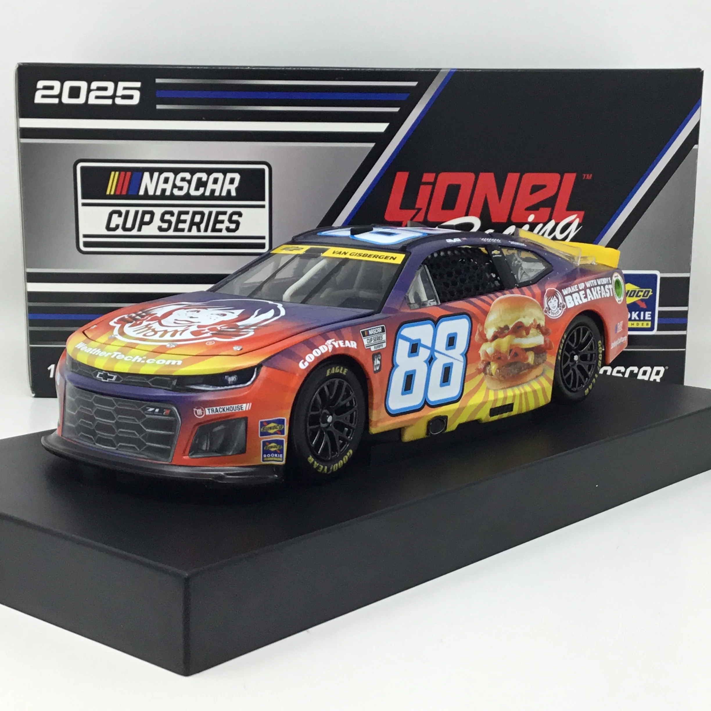 Shane Van Gisbergen 2025 Wendy's Breakfast Baconator 1:24 Diecast