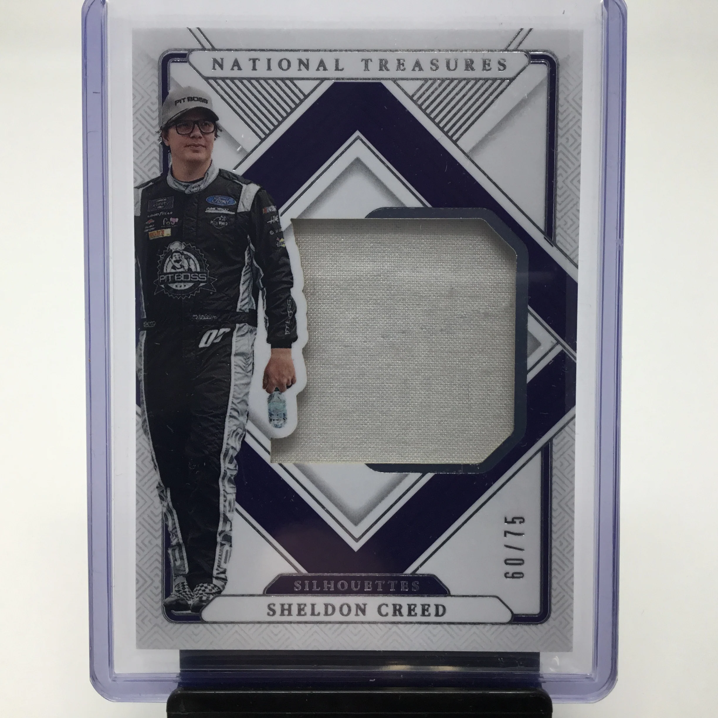 Sheldon Creed 2025 National Treasures Silhouettes Jumbo Patch Card 60/75