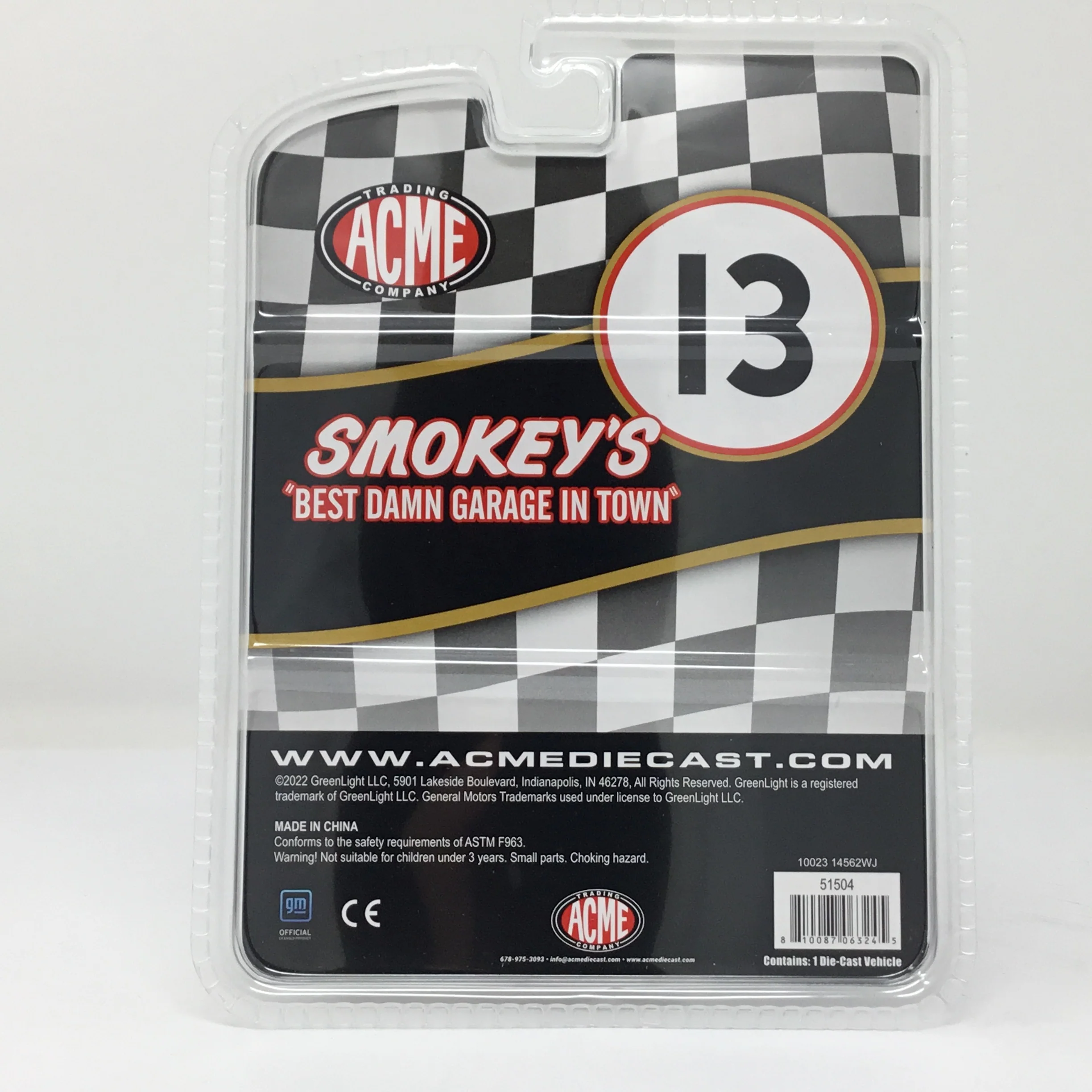 Smokey Yunick / John Rutherford 1963 Best Damn Garage in Town Daytona 500 Chevrolet Impala 1:64 Diecast - Image 2