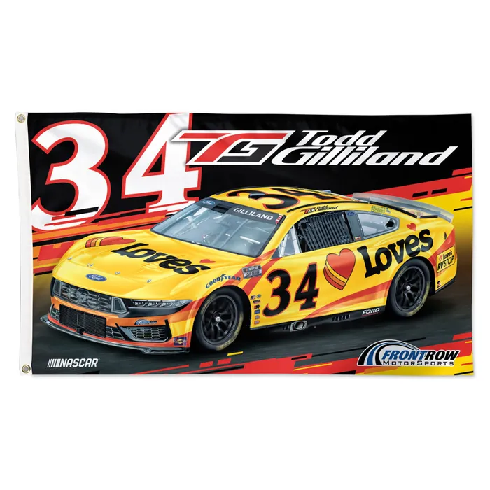 Todd Gilliland Love's Deluxe 3x5 Flag