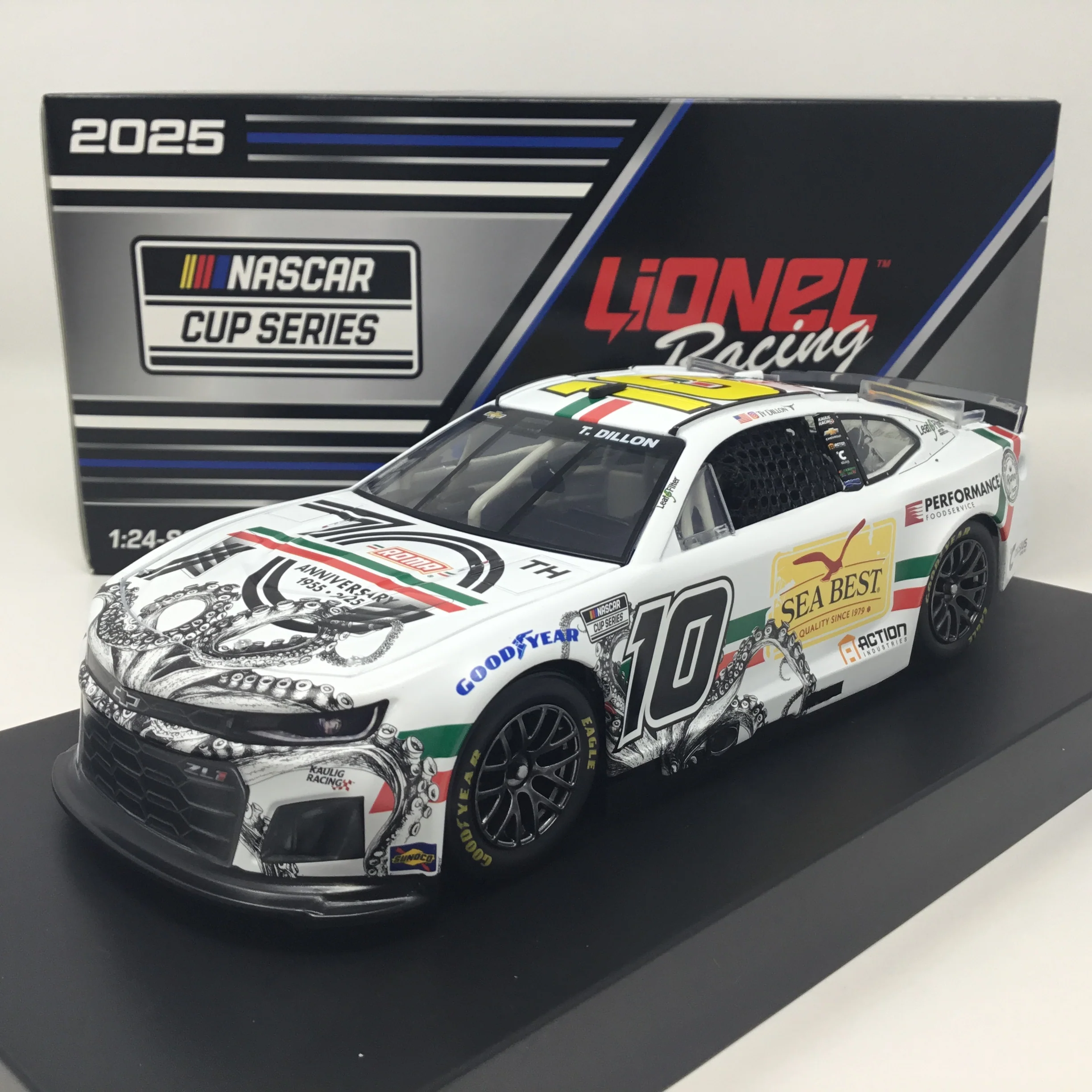 Ty Dillon 2025 Roma 70th Anniversary / Sea Best 1:24 Diecast
