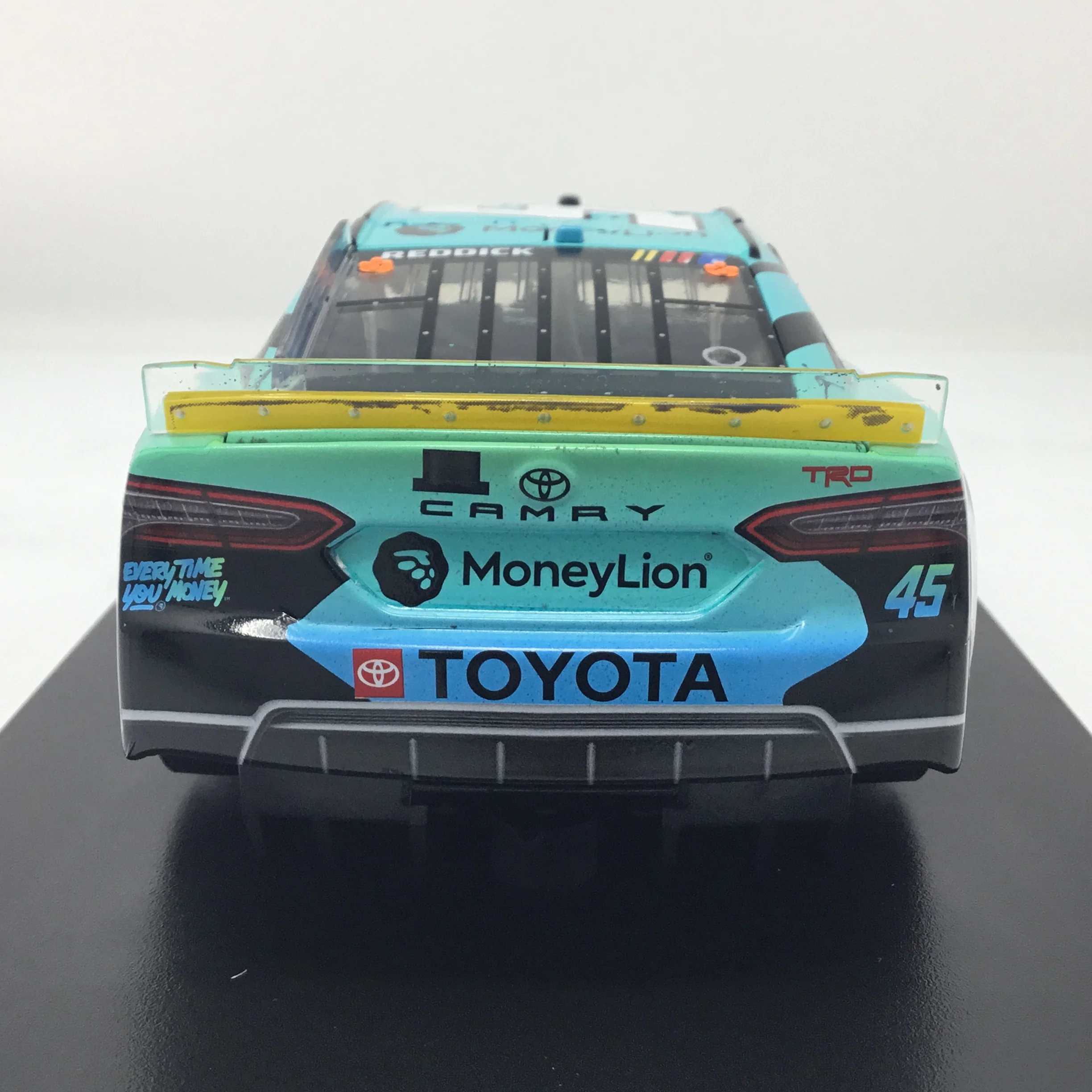 Tyler Reddick 2023 MoneyLion Kansas Race Win Foil Number 1:24 Diecast *DONOR BOX* - Image 6