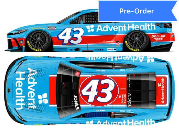 Erik Jones 2026 Adventhealth Throwback 1:64 Diecast *PREORDER*