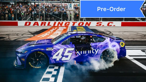 Tyler Reddick 2026 Xfinity Darlington Race Win 1:64 Diecast *PREORDER* - Image 2