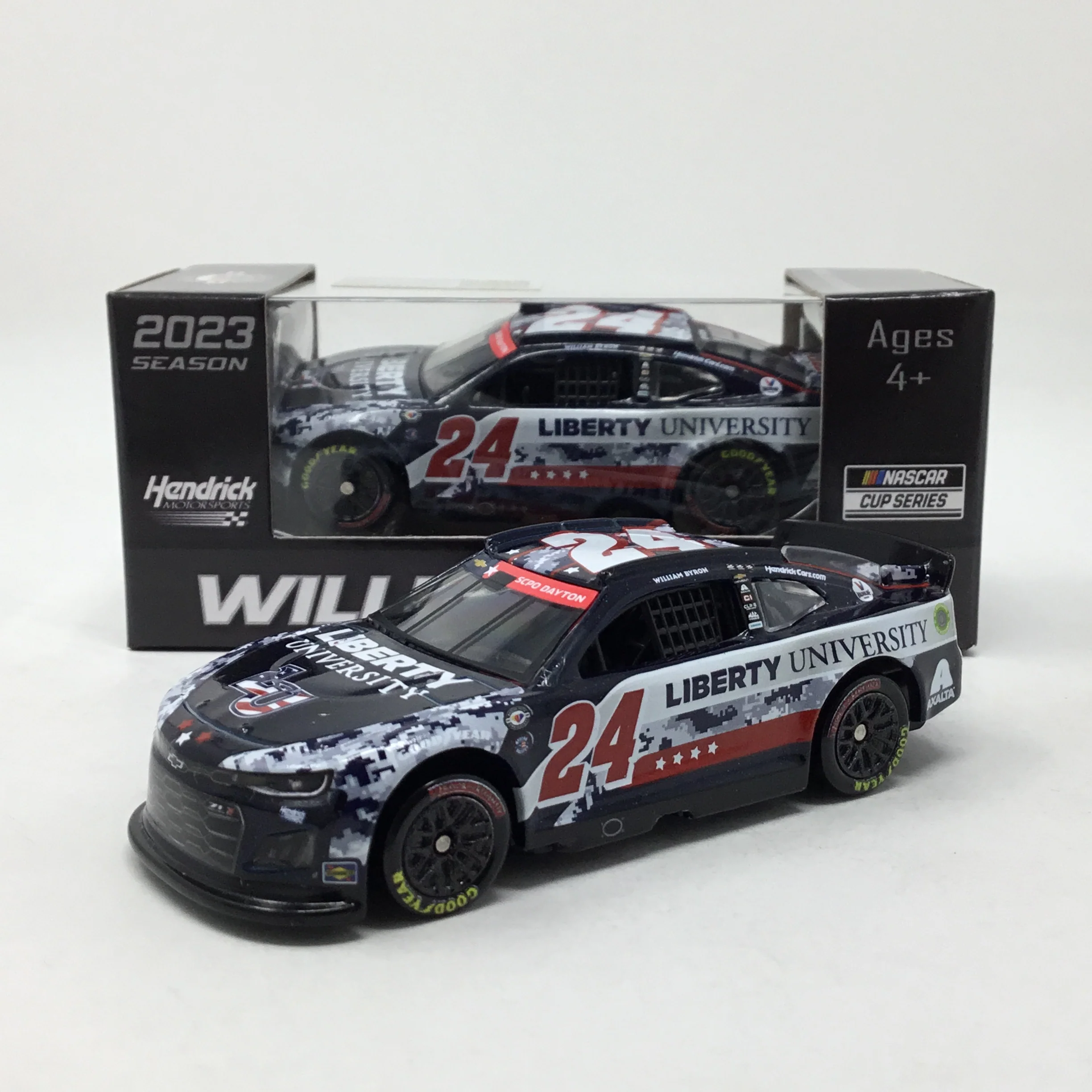 William Byron 2023 Liberty University Patriotic 1:64 Diecast