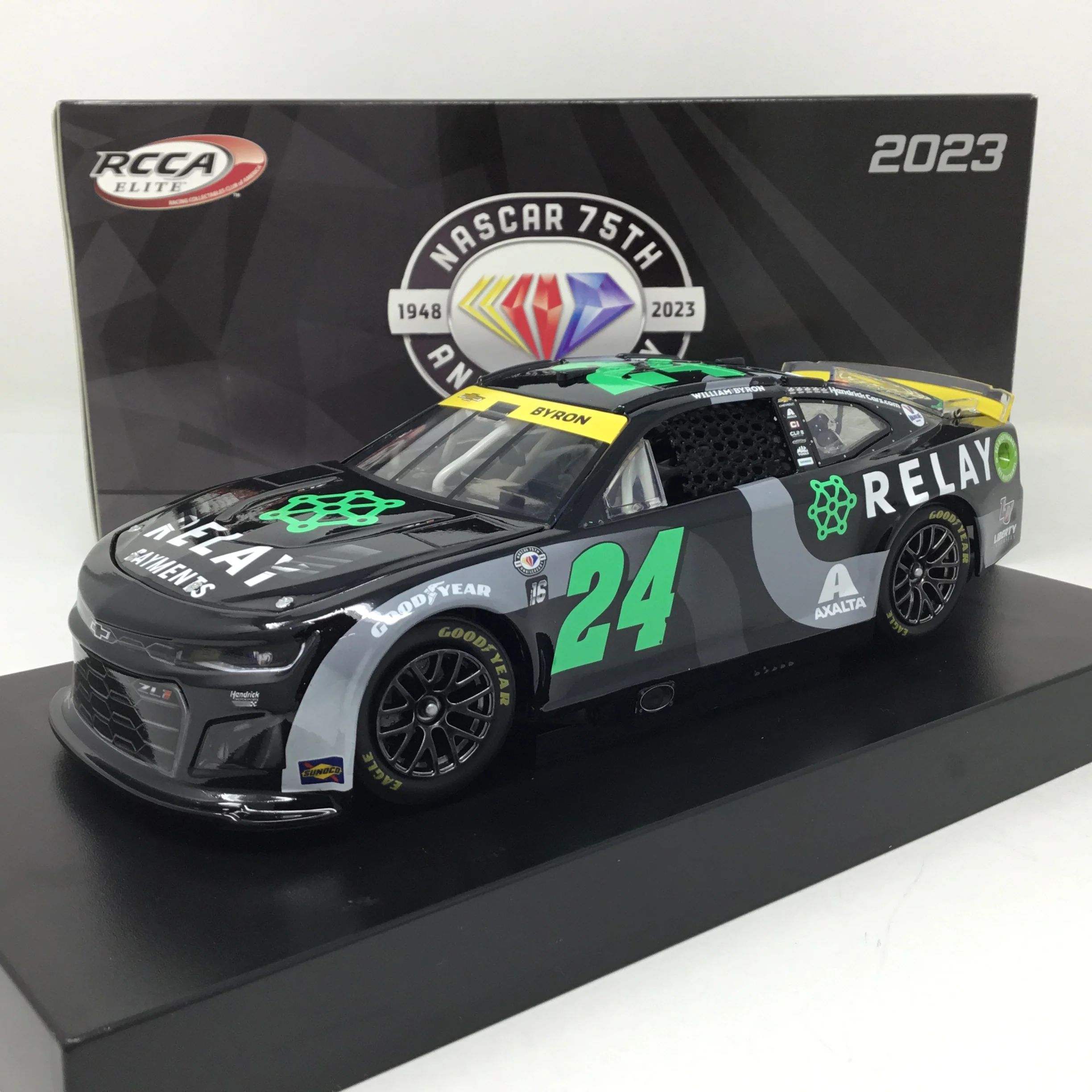 William Byron 2023 Relay 1:24 Elite Diecast