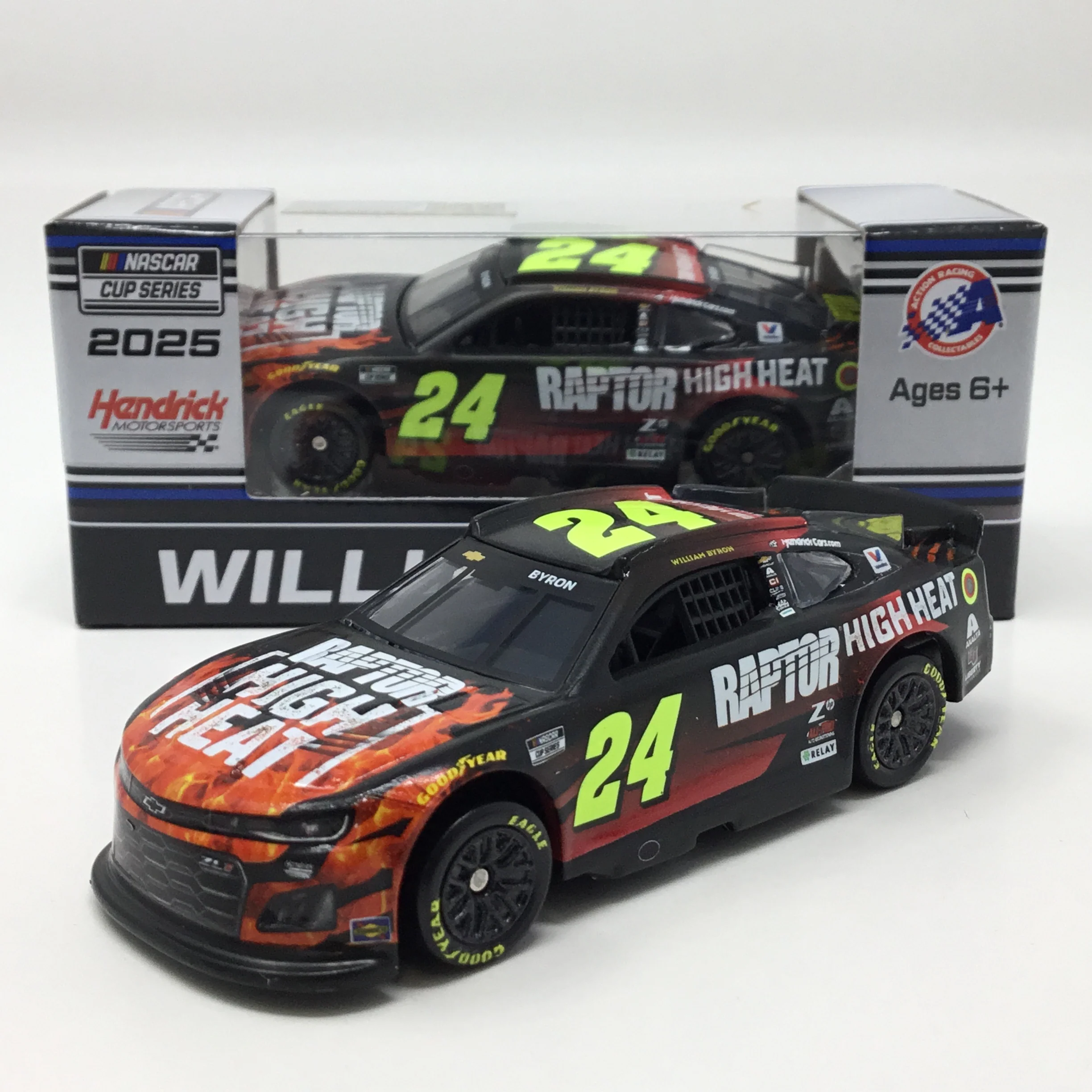 William Byron 2025 Raptor High Heat 1:64 Diecast