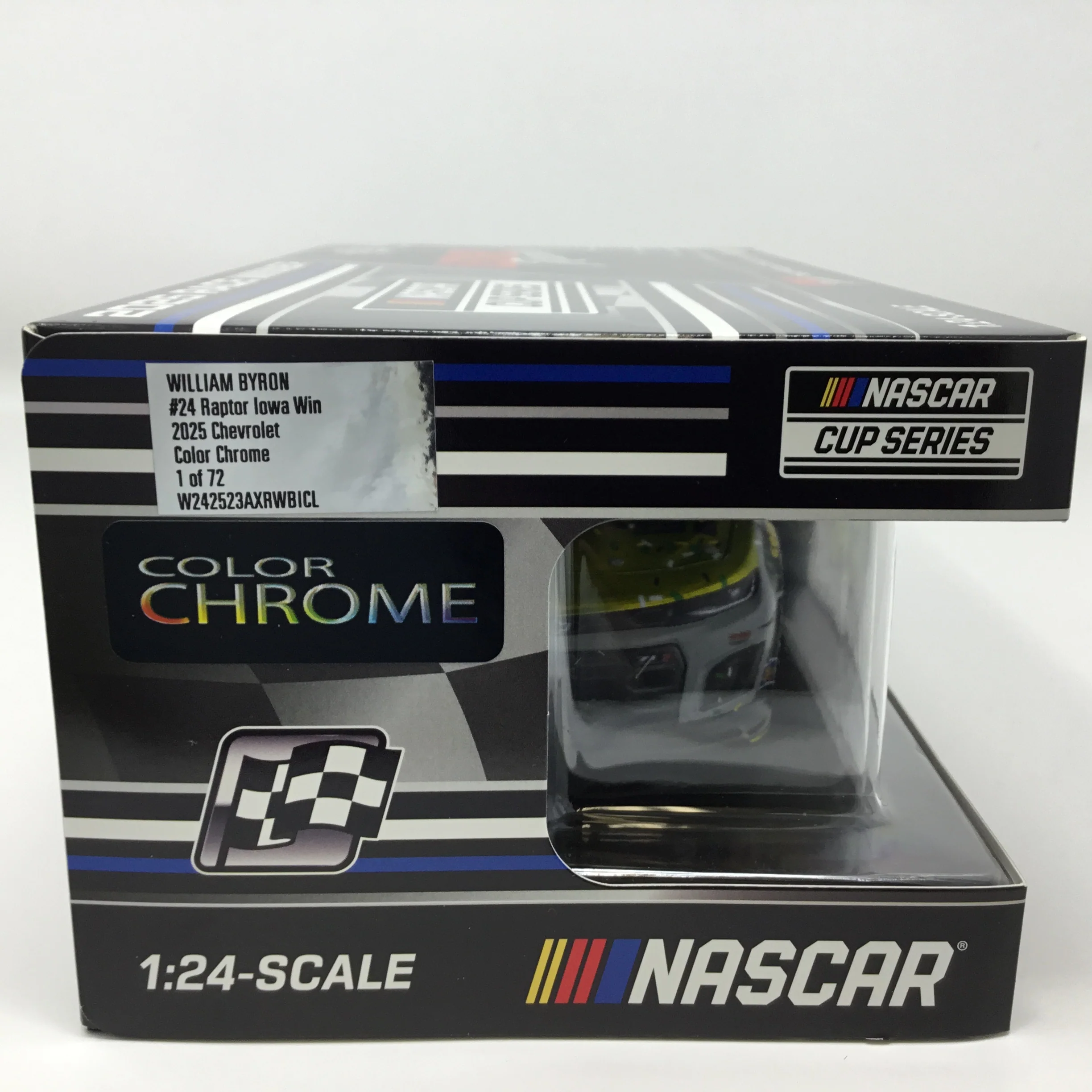 William Byron 2025 Raptor Iowa Race Win 1:24 Color Chrome Diecast - Image 6