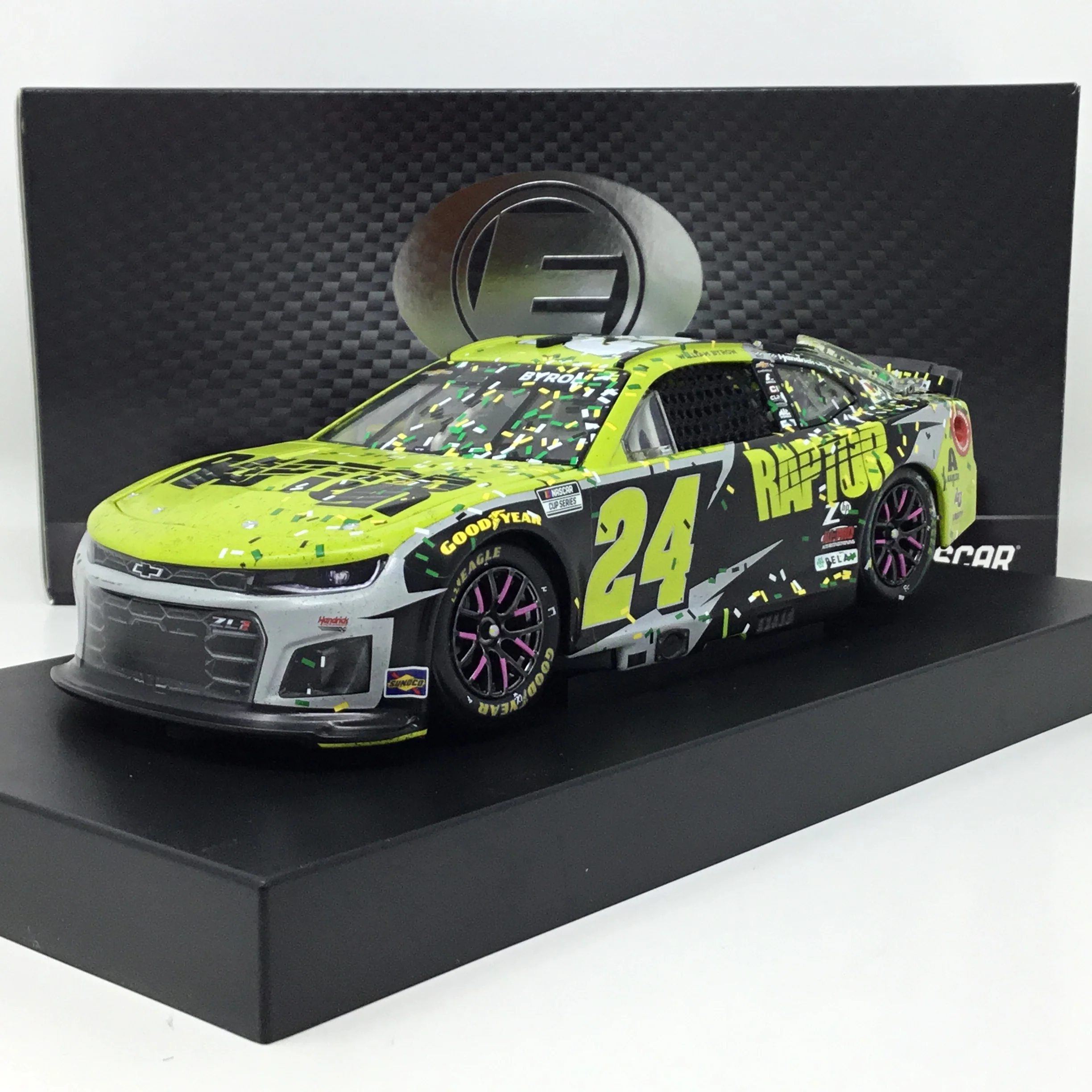 William Byron 2025 Raptor Iowa Race Win 1:24 Elite Diecast