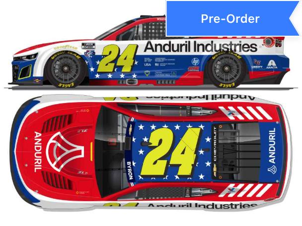 William Byron 2026 Anduril Patriotic 1:64 Diecast *PREORDER*